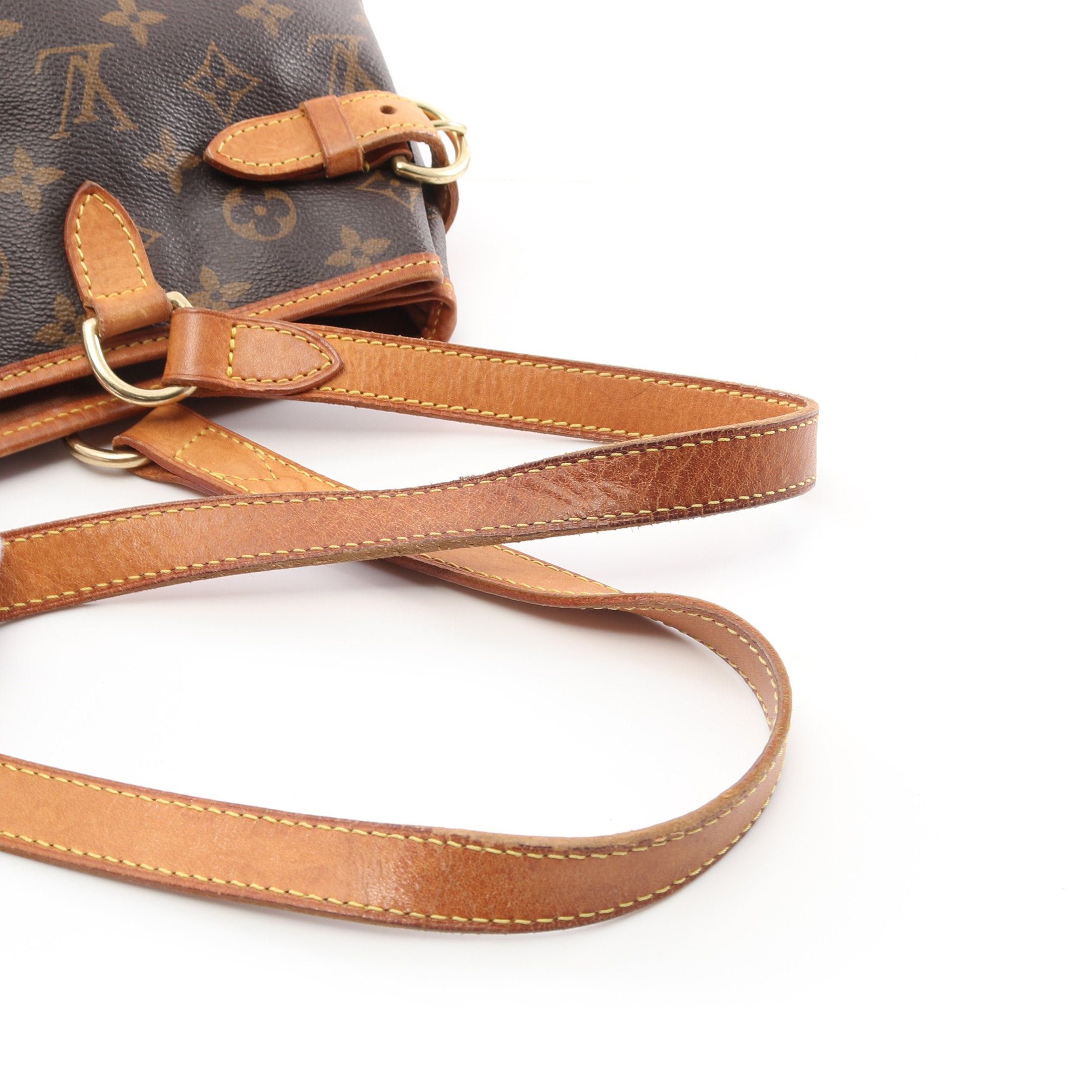 Louis Vuitton Louis Vuitton Batignolles Horizontal Monogram Shoulder Bag Leather Brown Size ONE SIZE - 11 Thumbnail