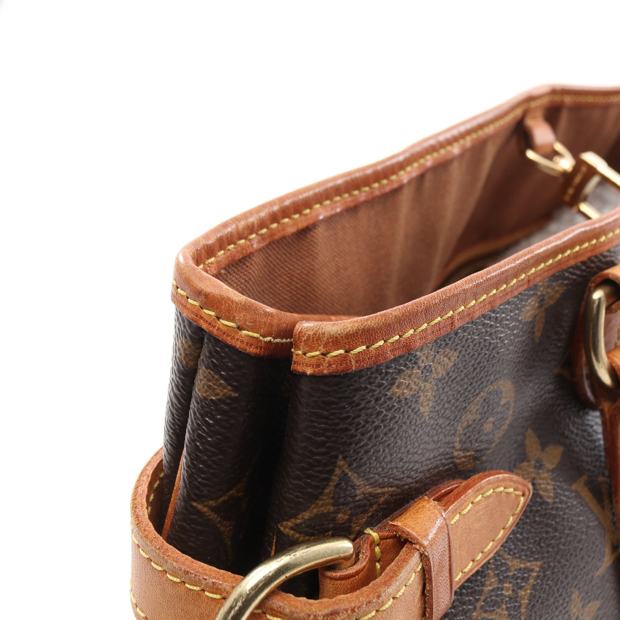 Louis Vuitton Louis Vuitton Batignolles Horizontal Monogram Shoulder Bag Leather Brown Size ONE SIZE - 8 Thumbnail