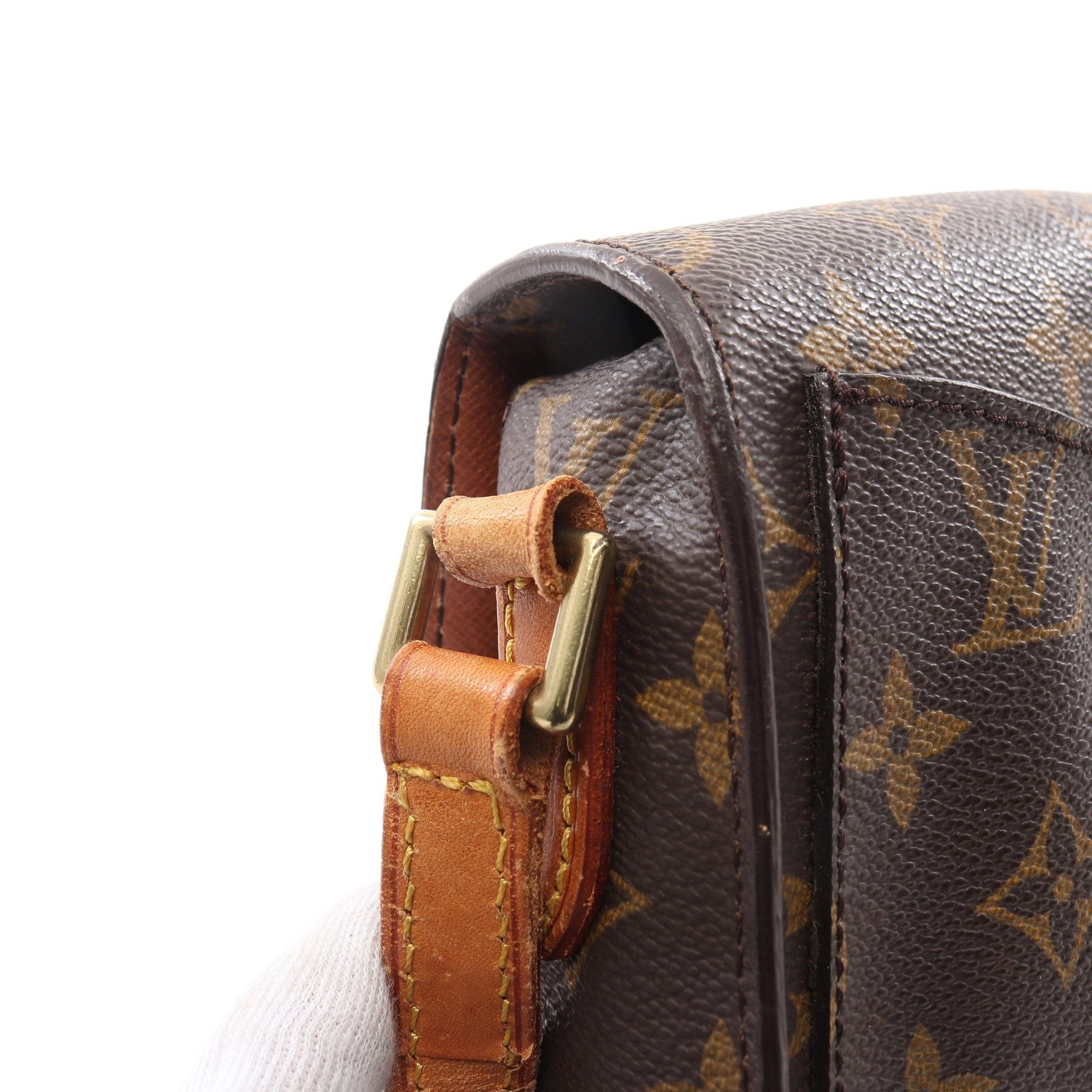 Louis Vuitton Louis Vuitton Sun Crew Pm Monogram Shoulder Bag Leather Brown Size ONE SIZE - 8 Thumbnail