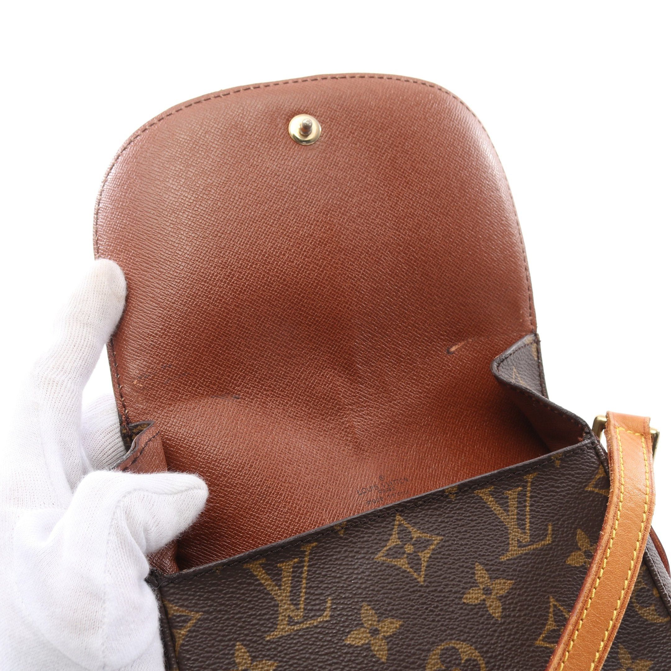 Louis Vuitton Louis Vuitton Sun Crew Pm Monogram Shoulder Bag Leather Brown Size ONE SIZE - 13 Thumbnail