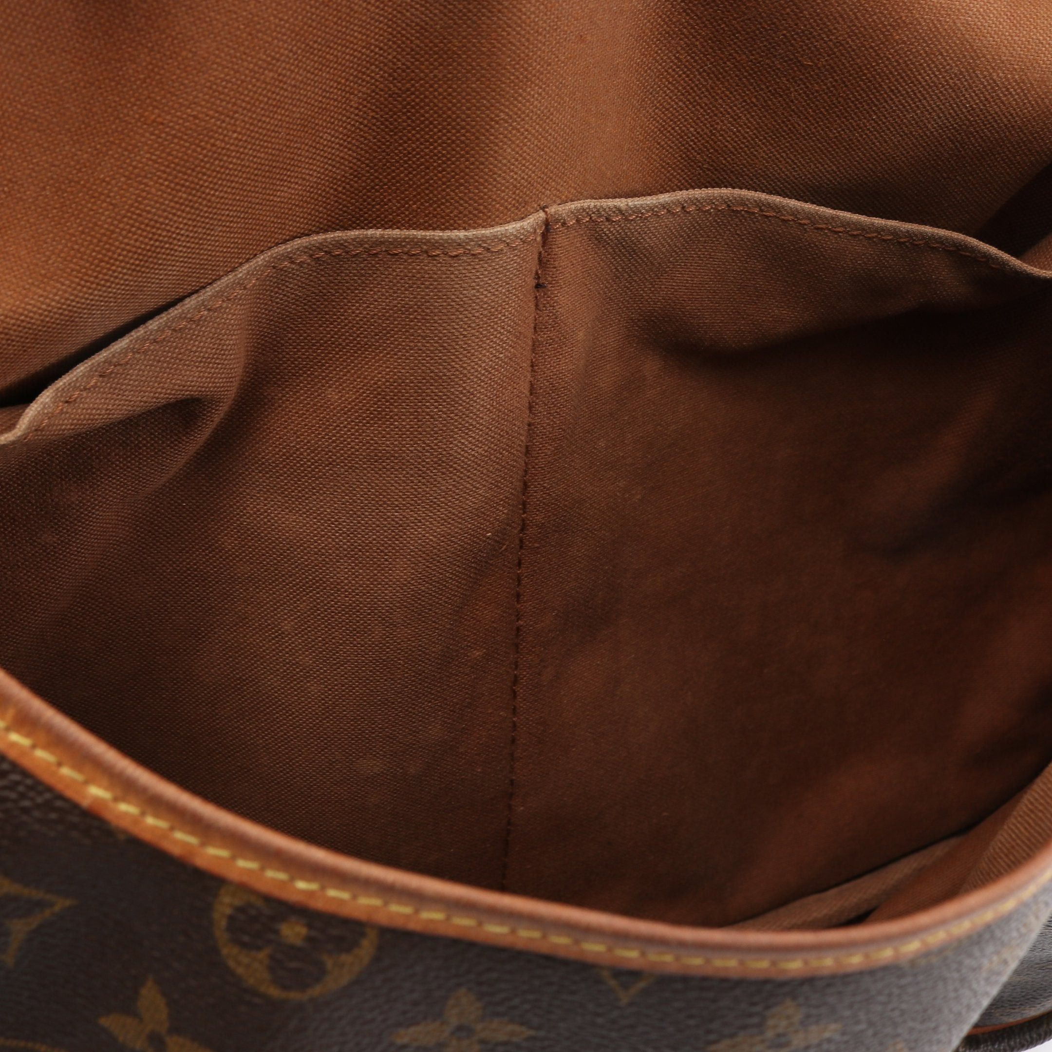 Louis Vuitton Louis Vuitton Saumur 35 Monogram Shoulder Bag Leather Brown Size ONE SIZE - 14 Thumbnail