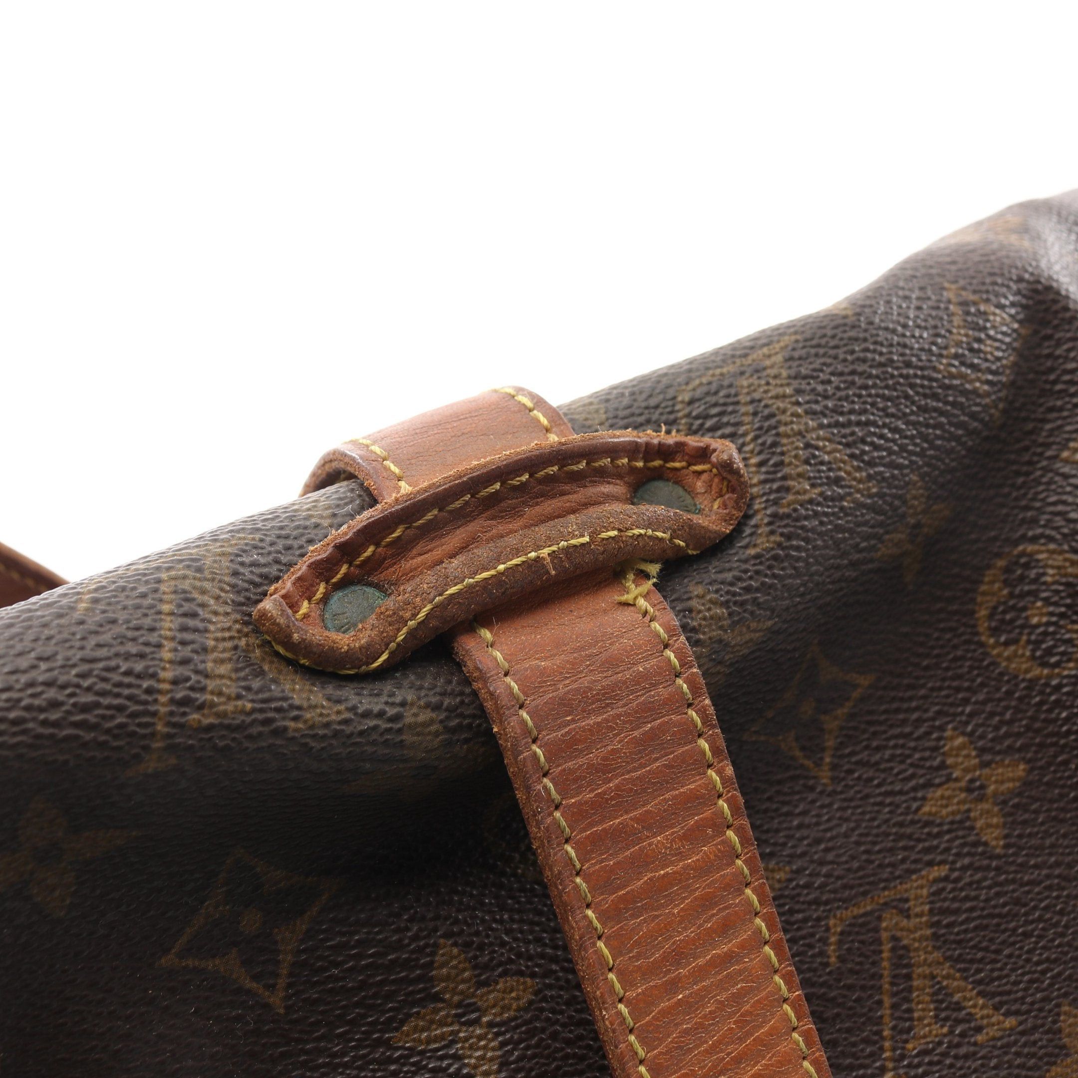 Louis Vuitton Louis Vuitton Saumur 35 Monogram Shoulder Bag Leather Brown Size ONE SIZE - 8 Thumbnail