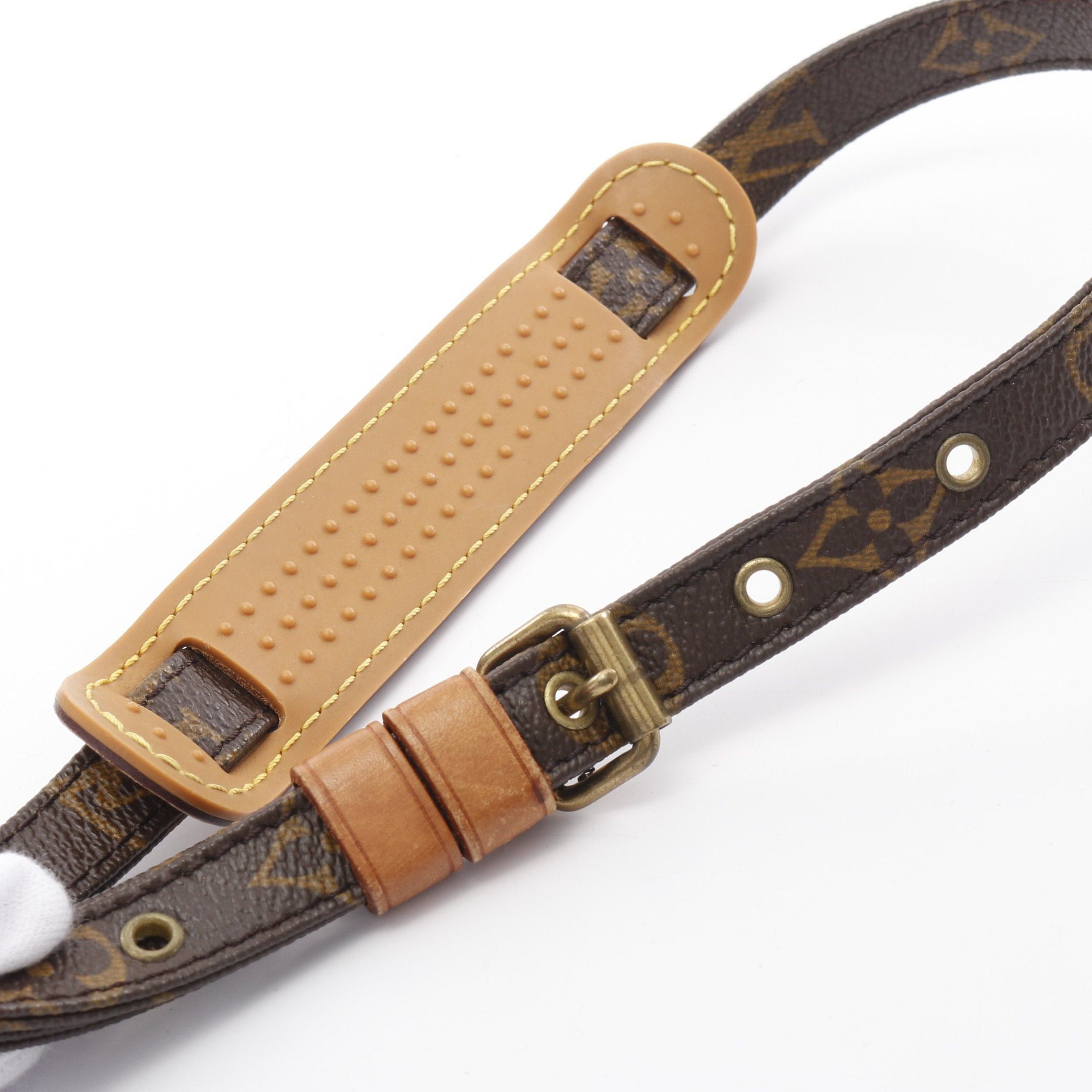 Louis Vuitton Louis Vuitton Danube Monogram Shoulder Bag Leather Brown Size ONE SIZE - 9 Thumbnail