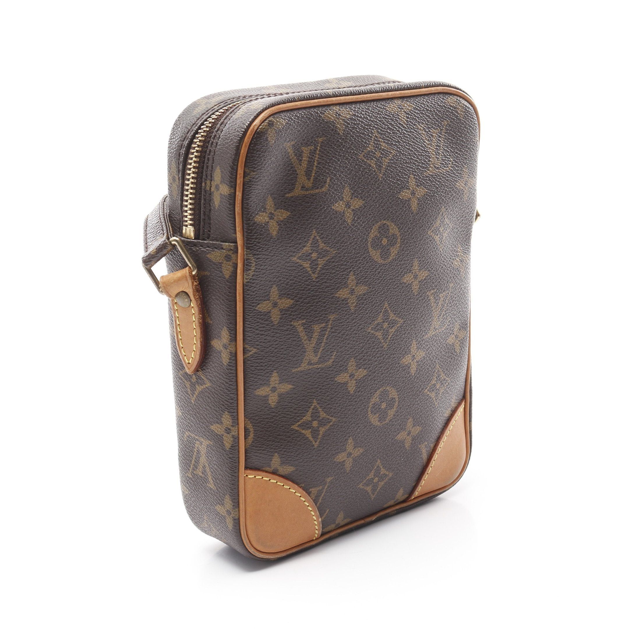 Louis Vuitton Louis Vuitton Danube Monogram Shoulder Bag Leather Brown Size ONE SIZE - 2 Thumbnail