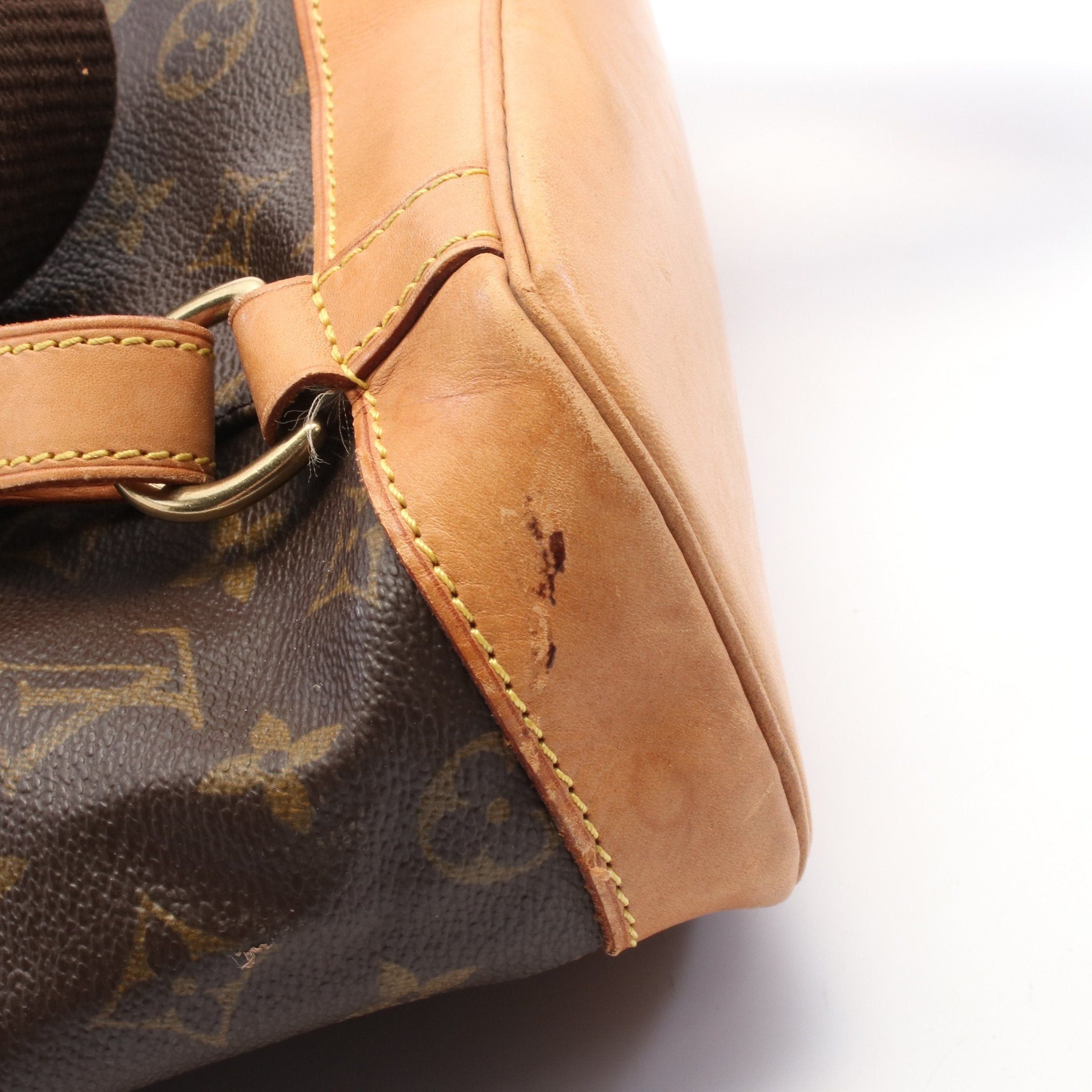 Louis Vuitton Louis Vuitton Montsouris Gm Monogram Backpack Rucksack Leather Brown Size ONE SIZE - 11 Thumbnail