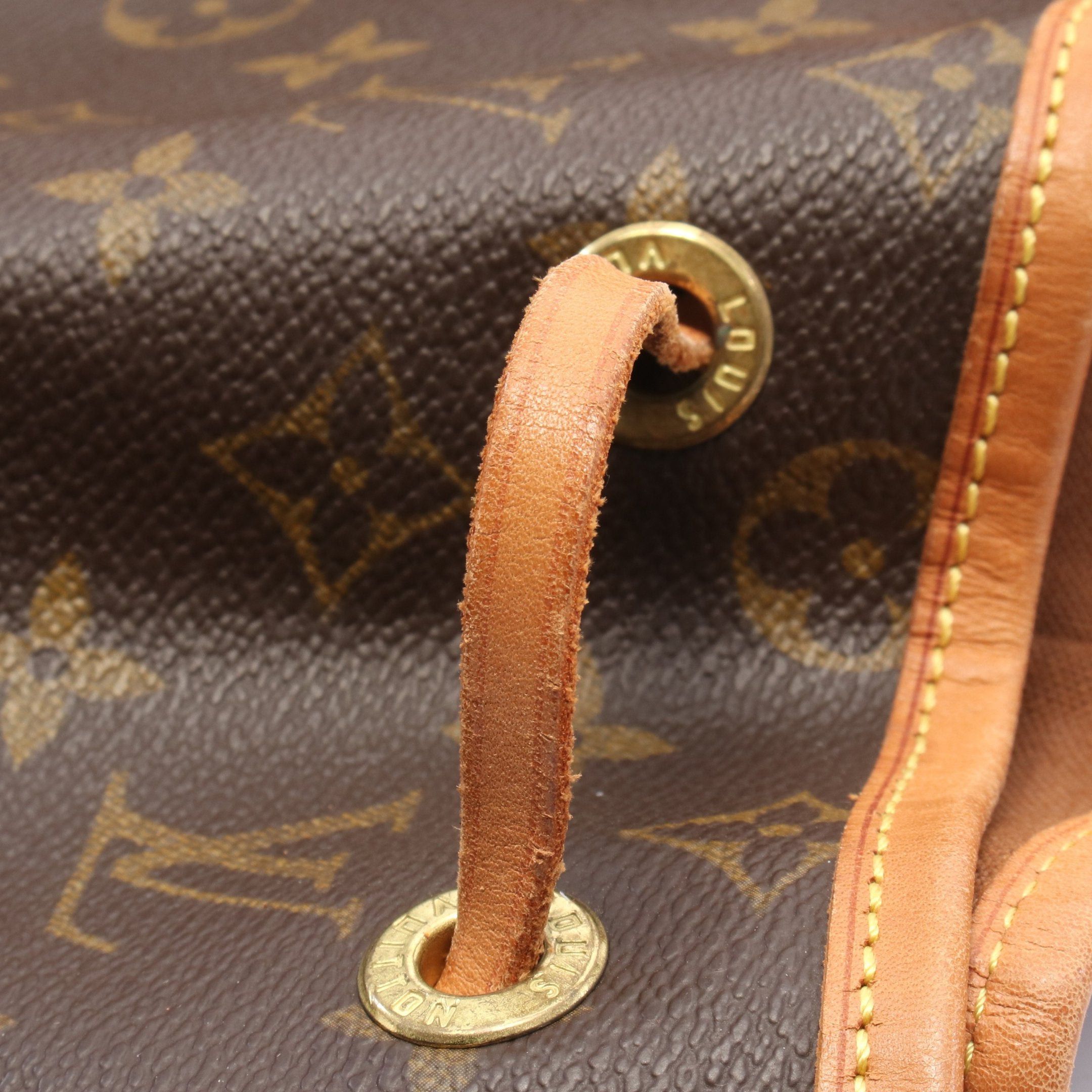 Louis Vuitton Louis Vuitton Montsouris Gm Monogram Backpack Rucksack Leather Brown Size ONE SIZE - 8 Thumbnail