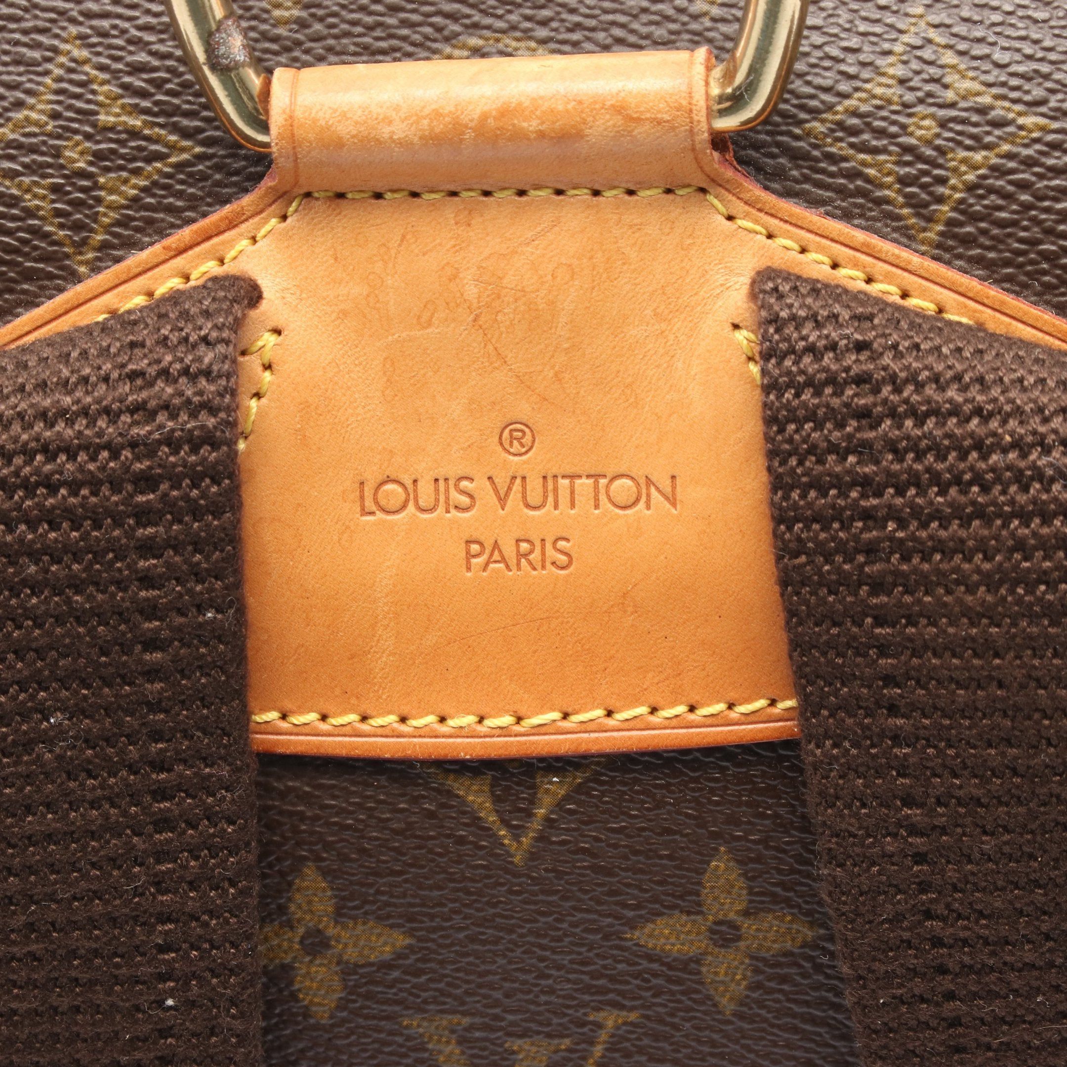 Louis Vuitton Louis Vuitton Montsouris Gm Monogram Backpack Rucksack Leather Brown Size ONE SIZE - 12 Thumbnail