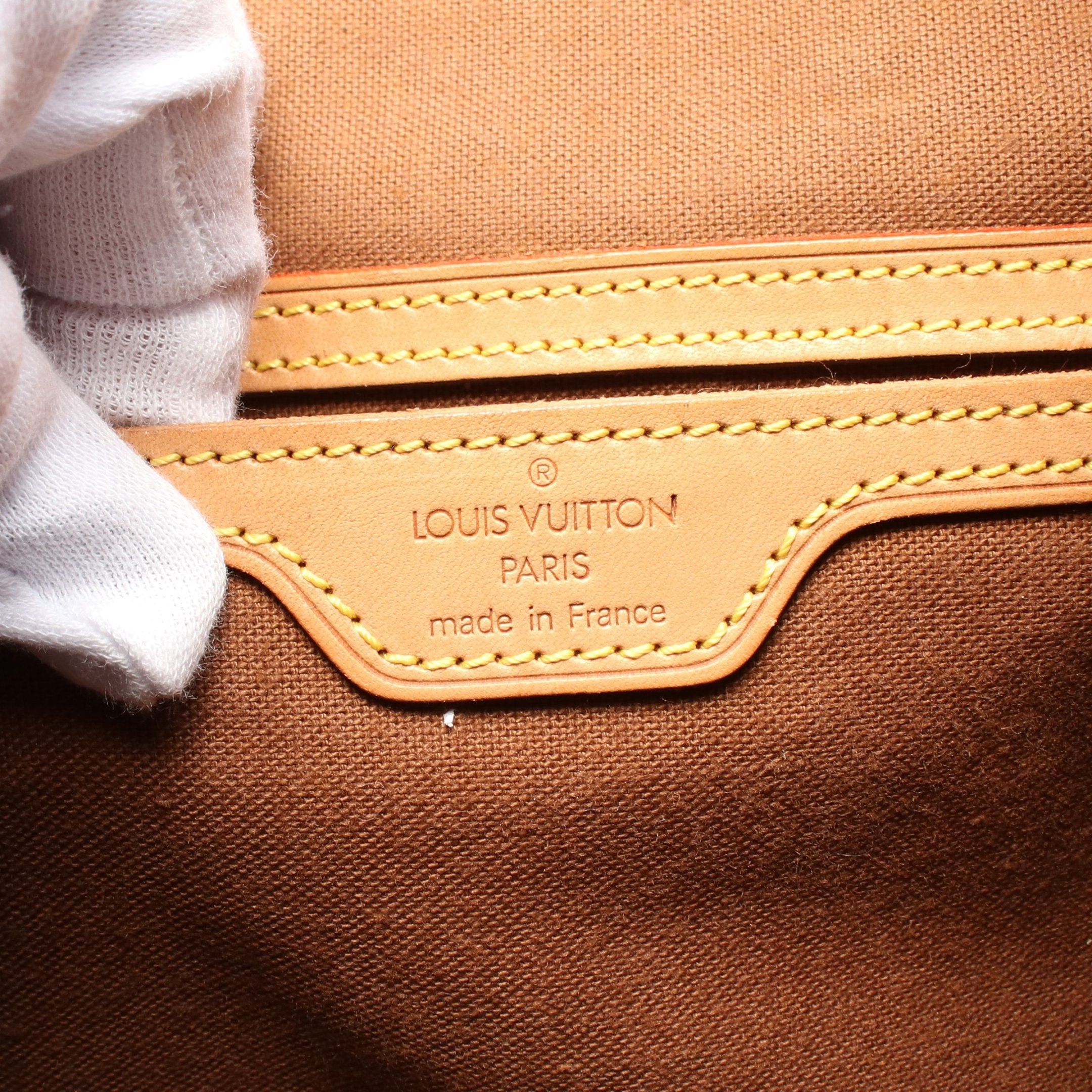 Louis Vuitton Louis Vuitton Montsouris Gm Monogram Backpack Rucksack Leather Brown Size ONE SIZE - 4 Thumbnail