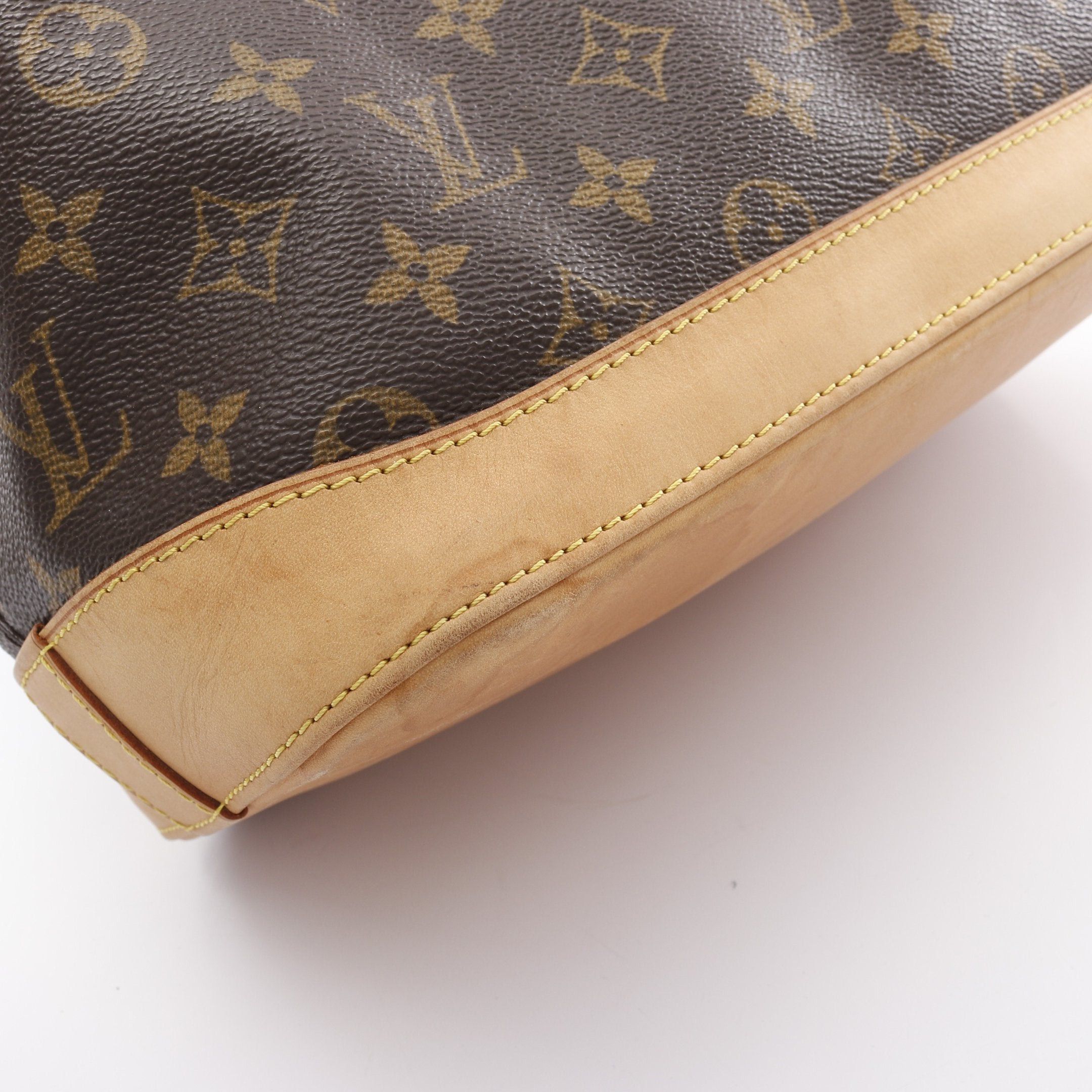 Louis Vuitton Louis Vuitton Lockit Vertical Monogram Handbag Leather Brown Size ONE SIZE - 6 Thumbnail