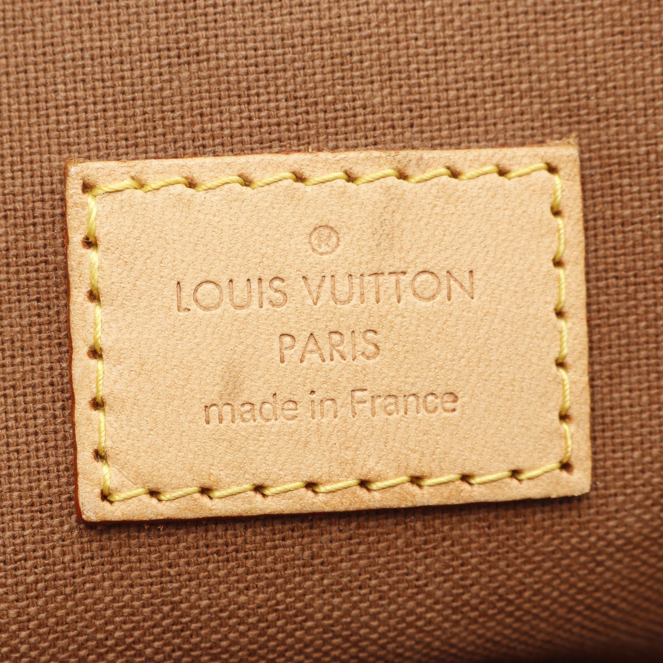 Louis Vuitton Louis Vuitton Lockit Vertical Monogram Handbag Leather Brown Size ONE SIZE - 4 Thumbnail
