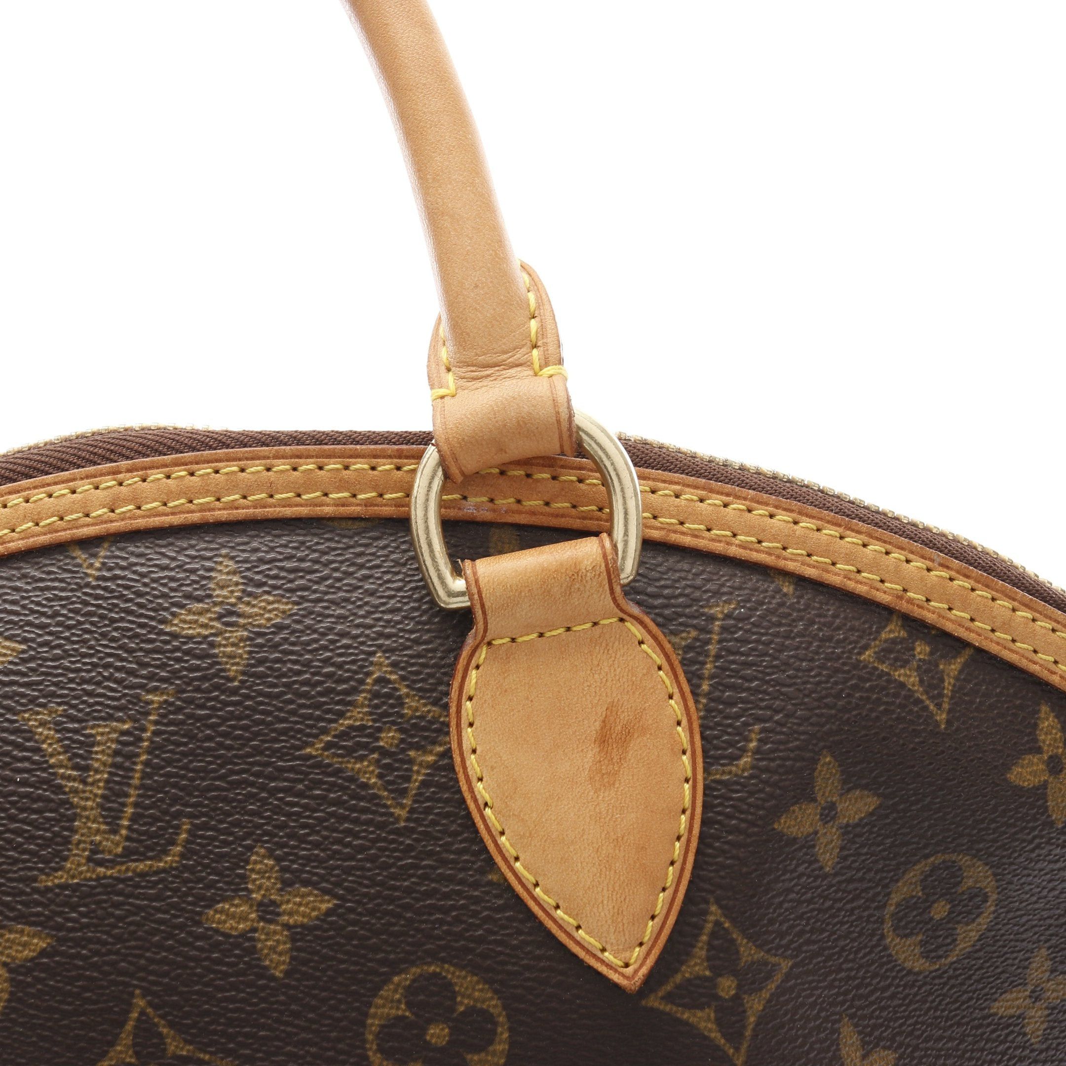 Louis Vuitton Louis Vuitton Lockit Vertical Monogram Handbag Leather Brown Size ONE SIZE - 8 Thumbnail