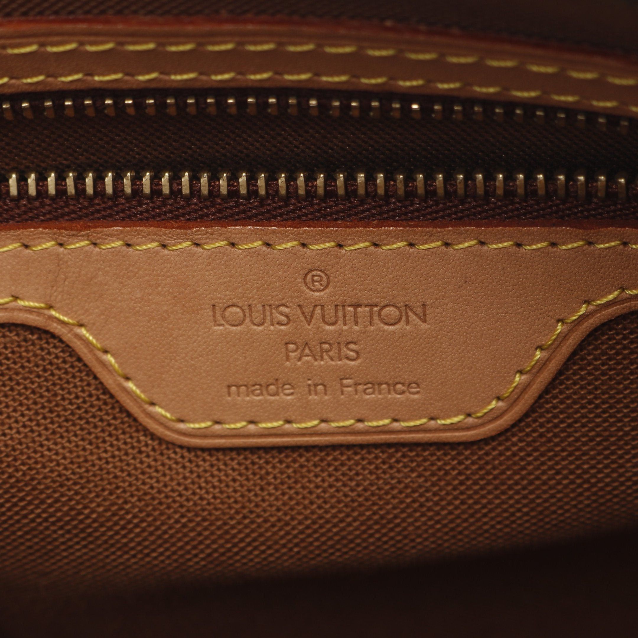 Louis Vuitton Louis Vuitton Cabas Piano Monogram Shoulder Bag Leather Brown Size ONE SIZE - 4 Thumbnail