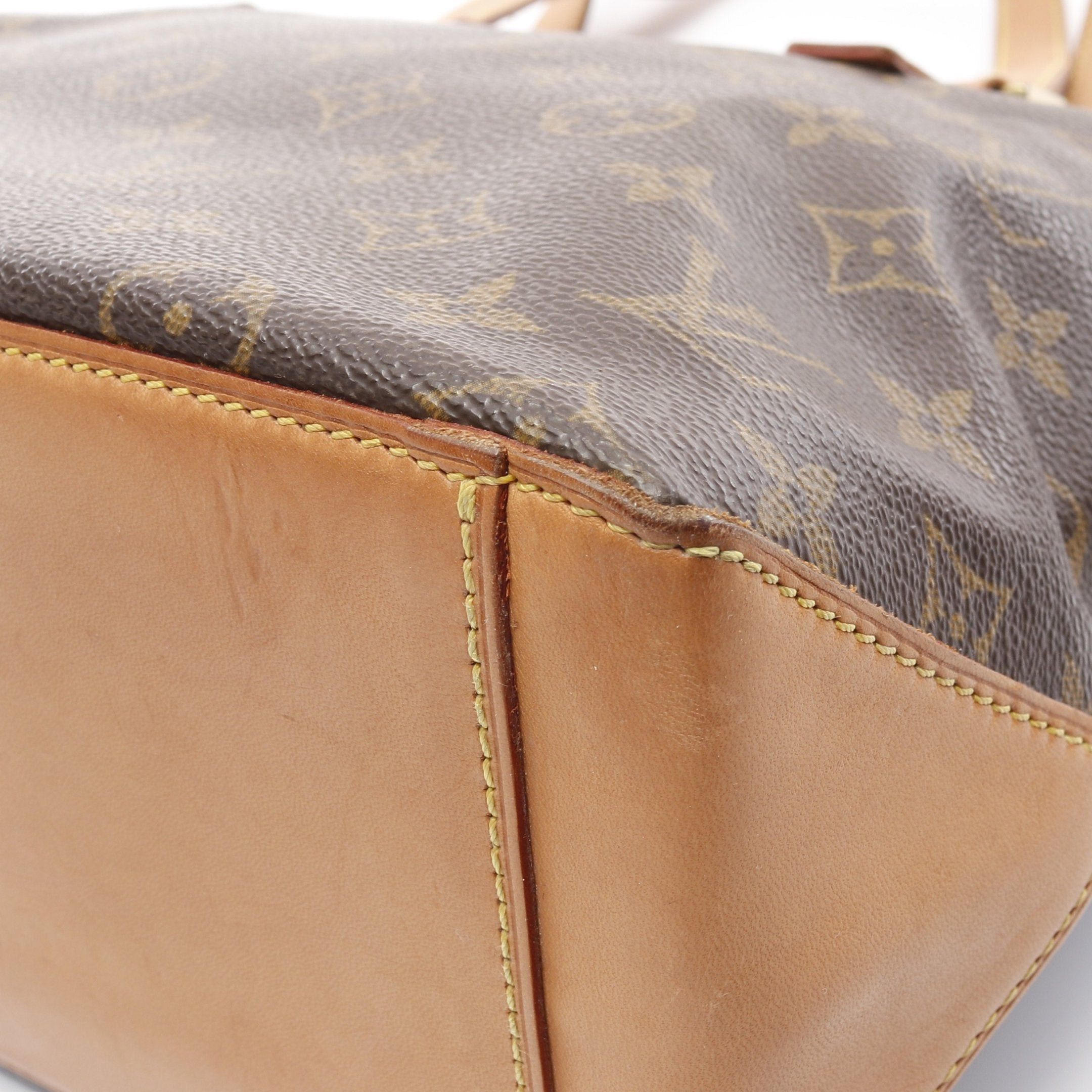 Louis Vuitton Louis Vuitton Cabas Piano Monogram Shoulder Bag Leather Brown Size ONE SIZE - 10 Thumbnail