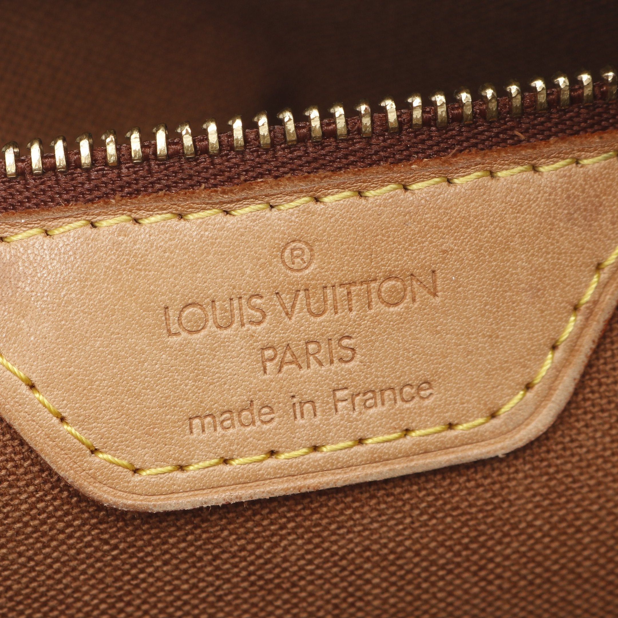 Louis Vuitton Louis Vuitton Cabas Piano Monogram Shoulder Bag Leather Brown Size ONE SIZE - 4 Thumbnail