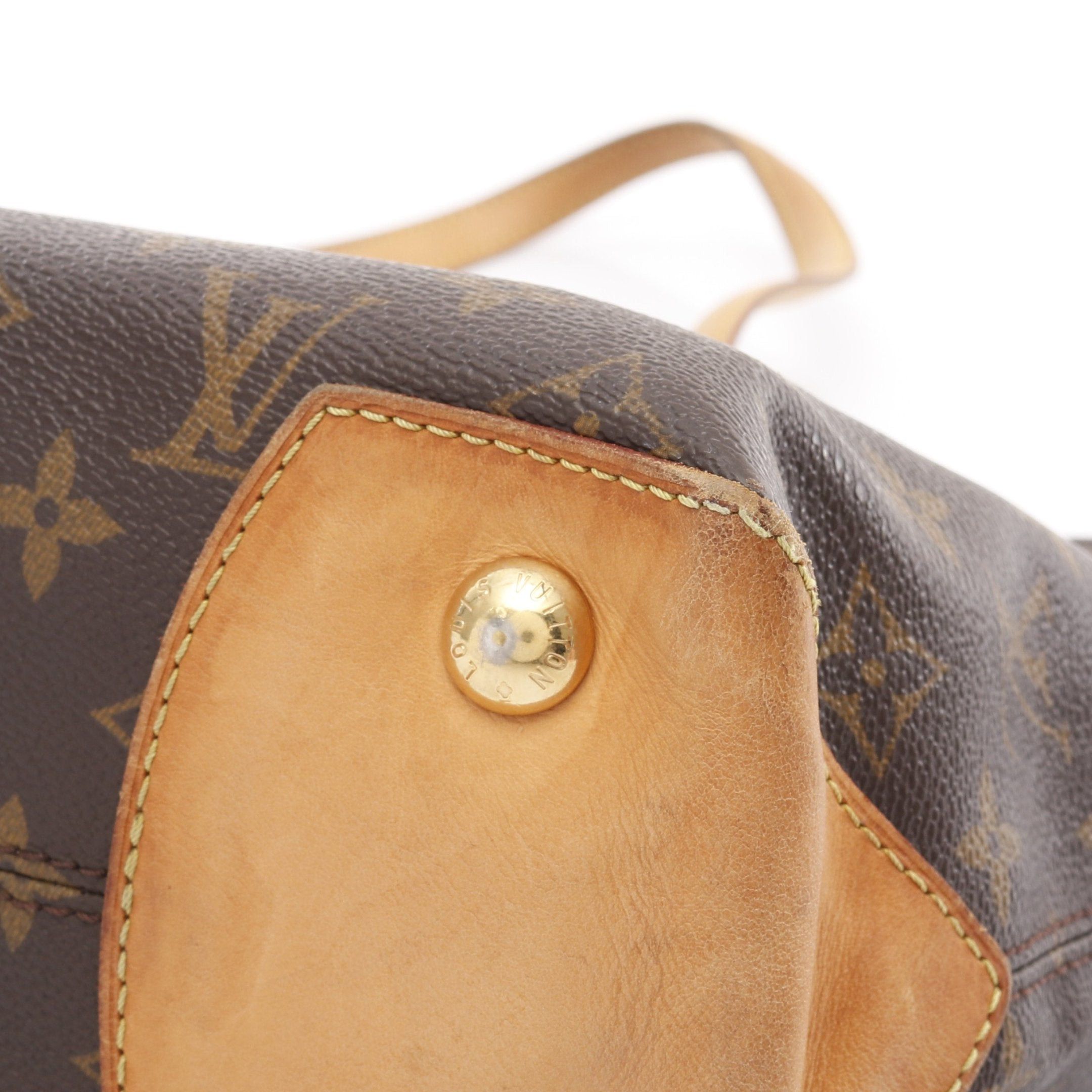 Louis Vuitton Louis Vuitton Wilshire Mm Monogram Shoulder Bag Tote Leather Brown Size ONE SIZE - 8 Thumbnail