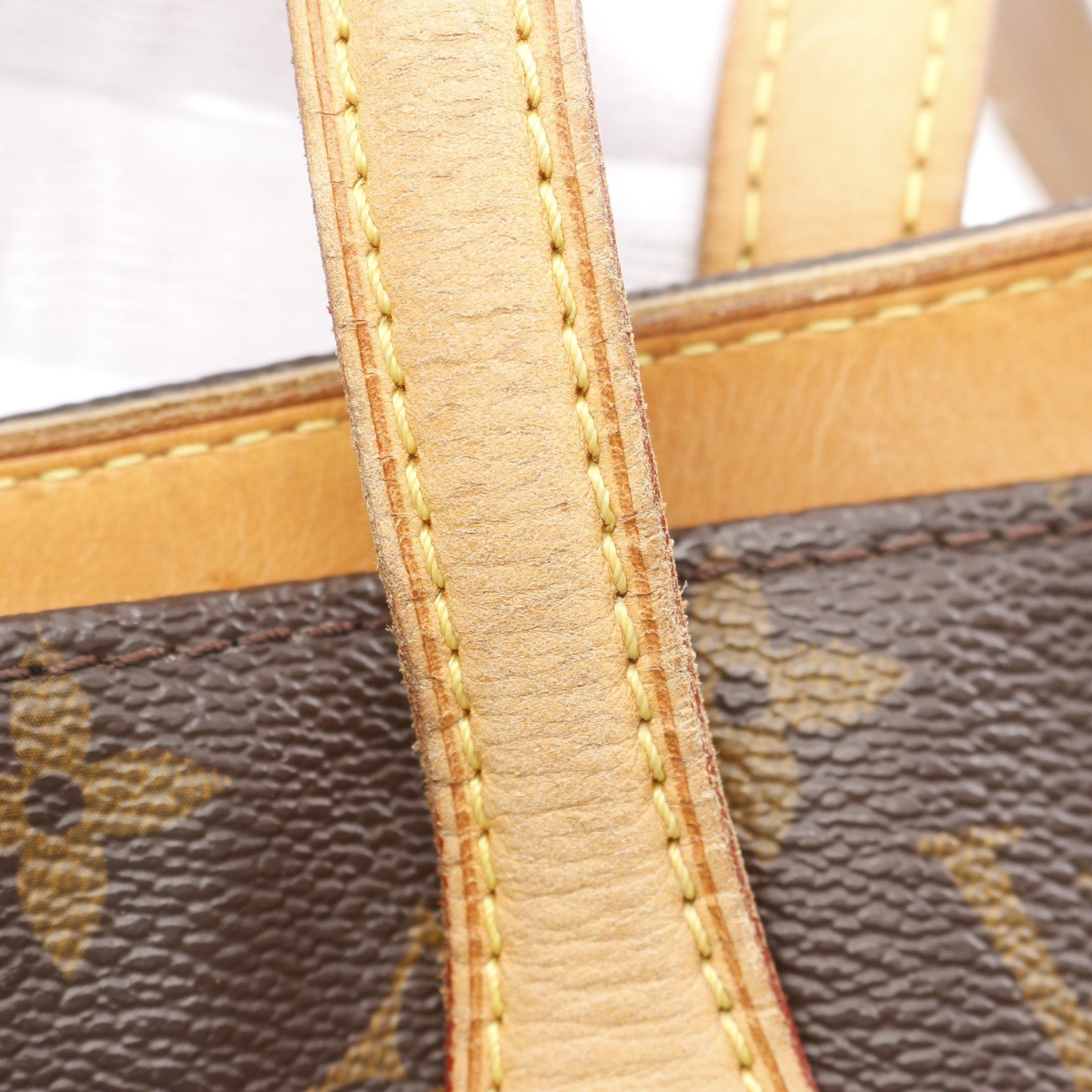 Louis Vuitton Louis Vuitton Wilshire Mm Monogram Shoulder Bag Tote Leather Brown Size ONE SIZE - 7 Thumbnail