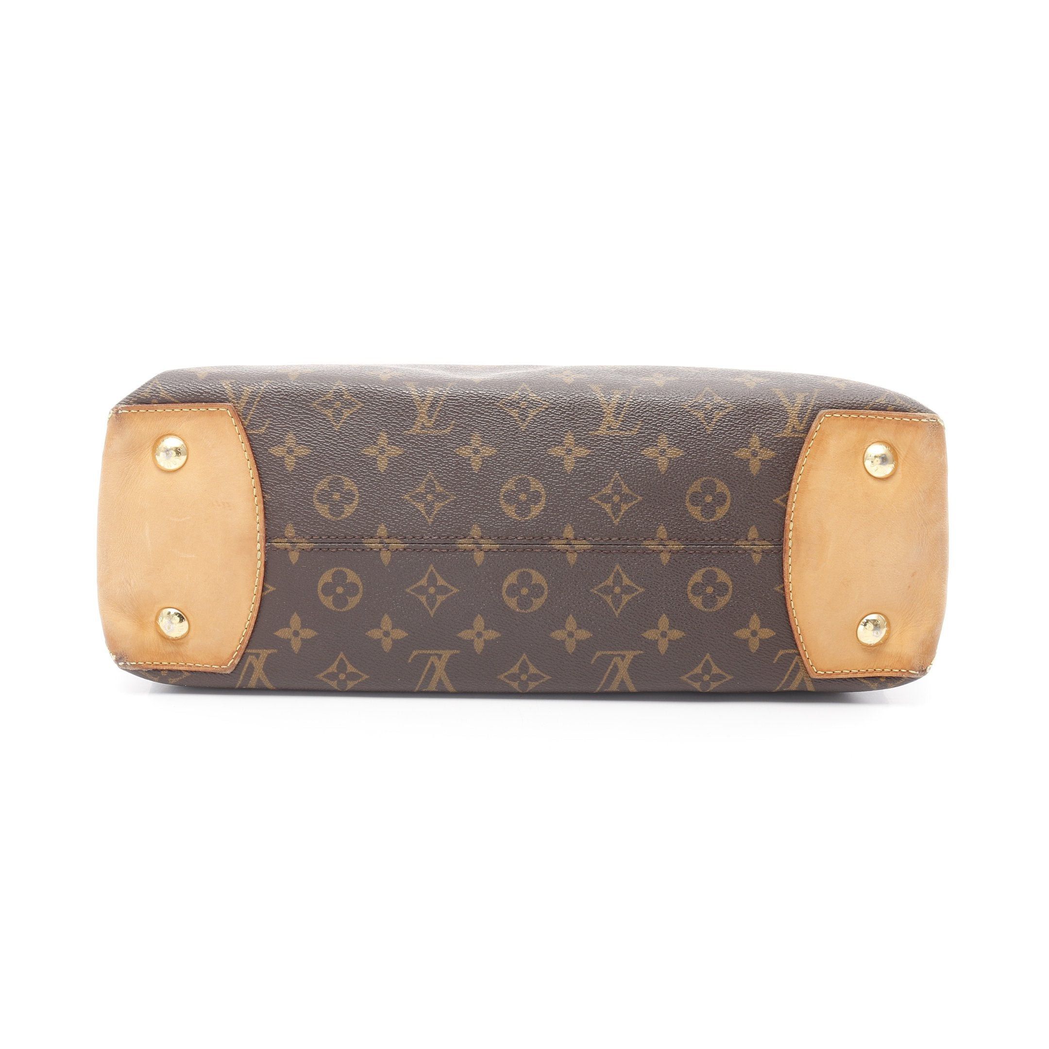 Louis Vuitton Louis Vuitton Wilshire Mm Monogram Shoulder Bag Tote Leather Brown Size ONE SIZE - 10 Thumbnail
