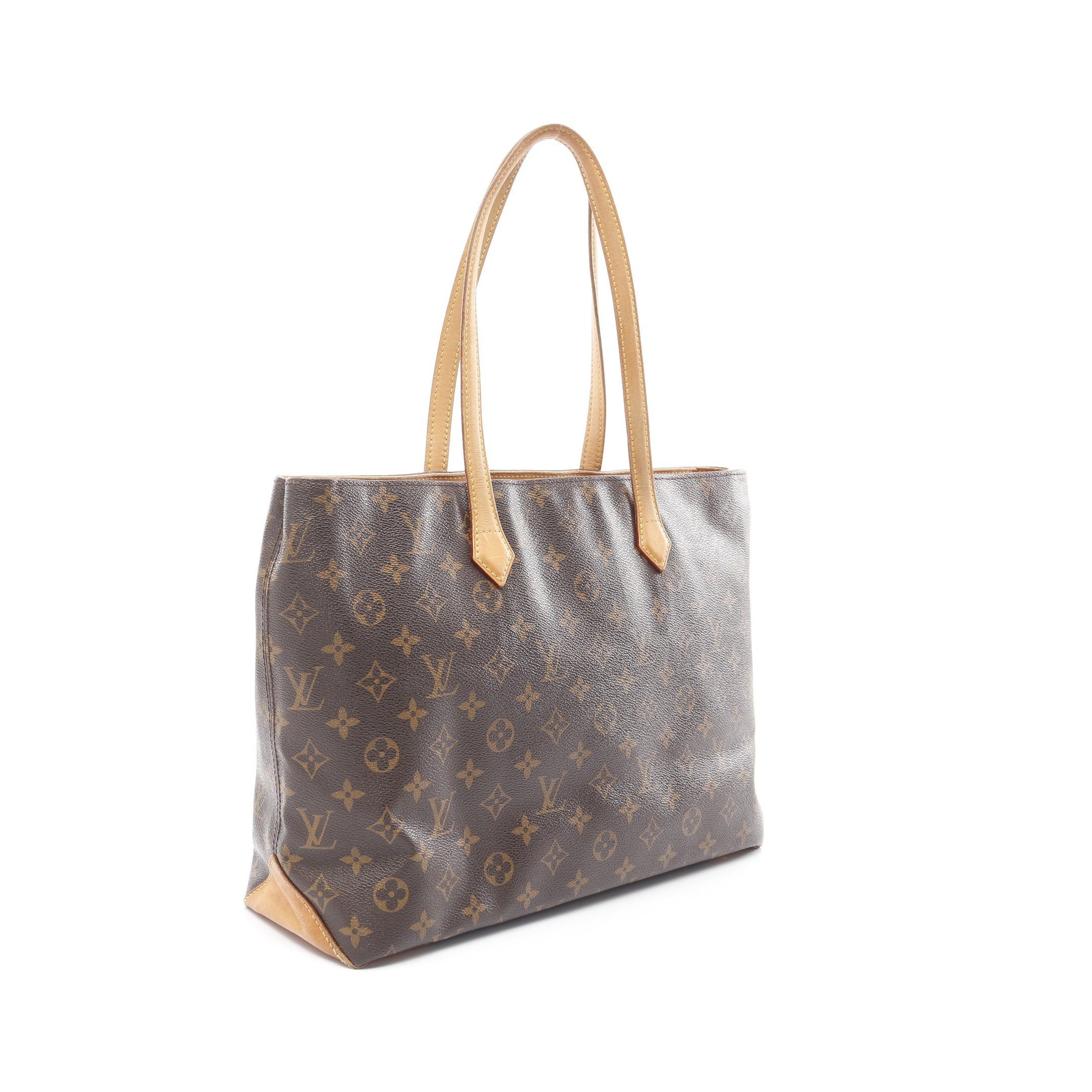 Louis Vuitton Louis Vuitton Wilshire Mm Monogram Shoulder Bag Tote Leather Brown Size ONE SIZE - 2 Thumbnail
