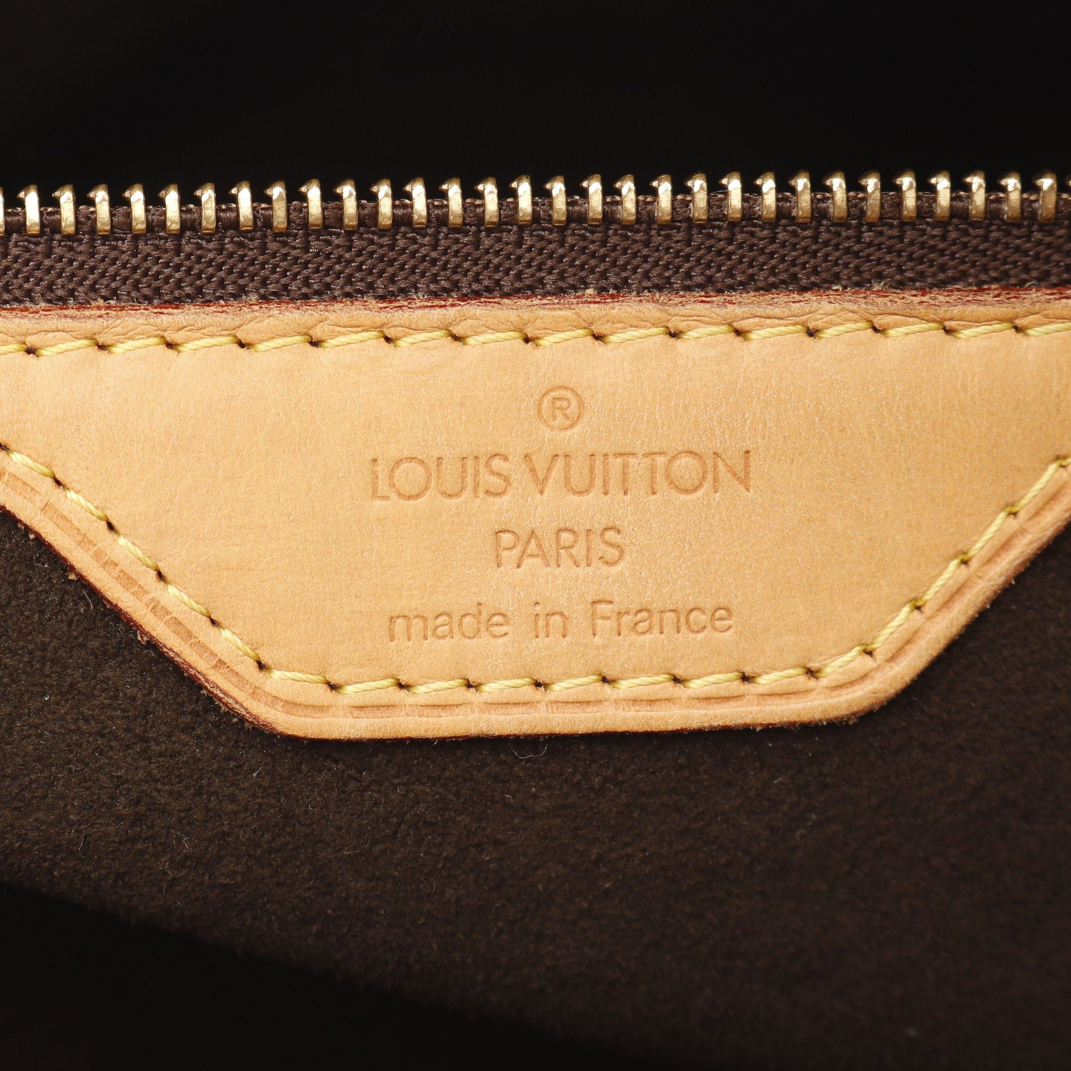 Louis Vuitton Louis Vuitton Wilshire Mm Monogram Shoulder Bag Tote Leather Brown Size ONE SIZE - 4 Thumbnail