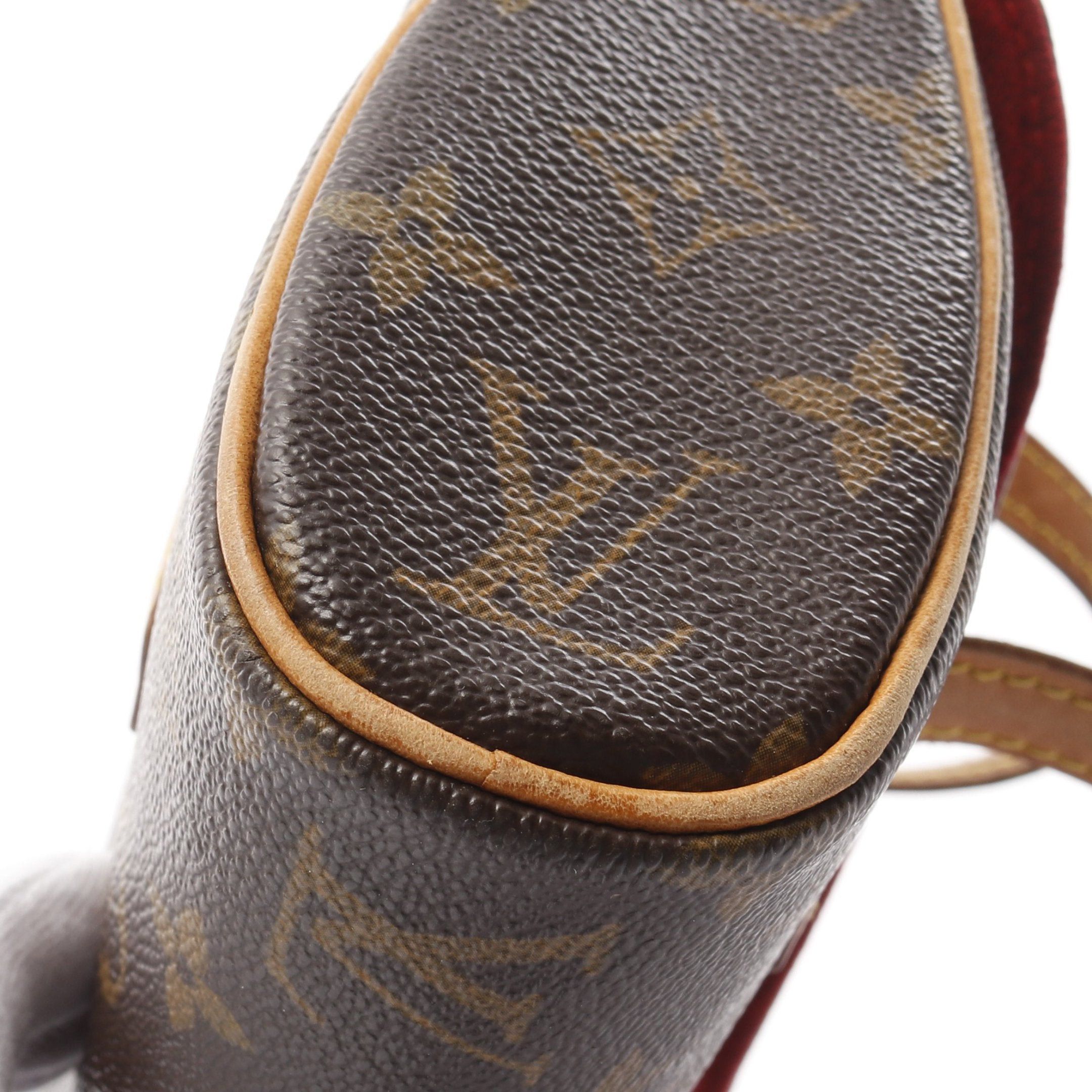 Louis Vuitton Louis Vuitton Sonatine Monogram Handbag Leather Brown Size ONE SIZE - 7 Thumbnail