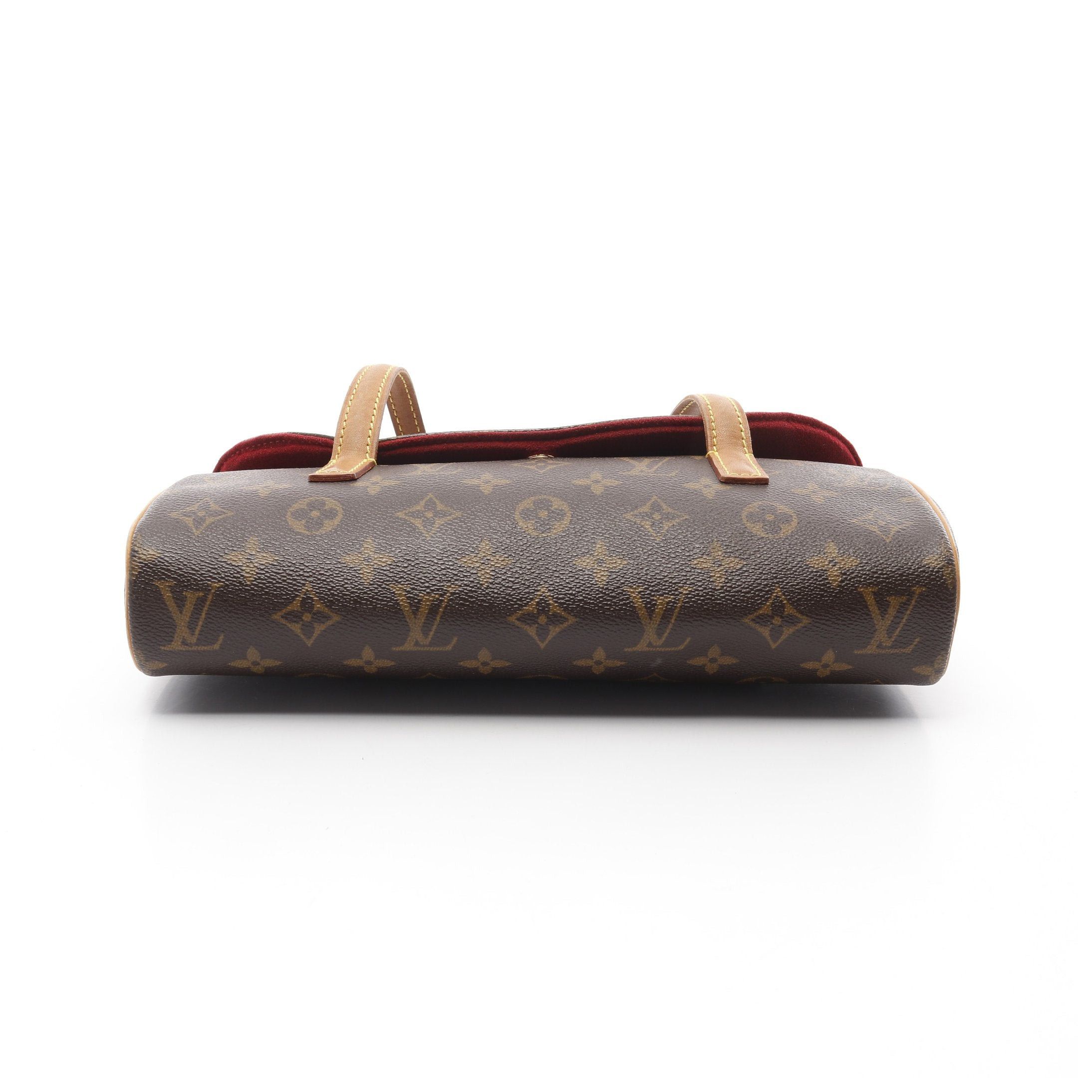 Louis Vuitton Louis Vuitton Sonatine Monogram Handbag Leather Brown Size ONE SIZE - 11 Thumbnail