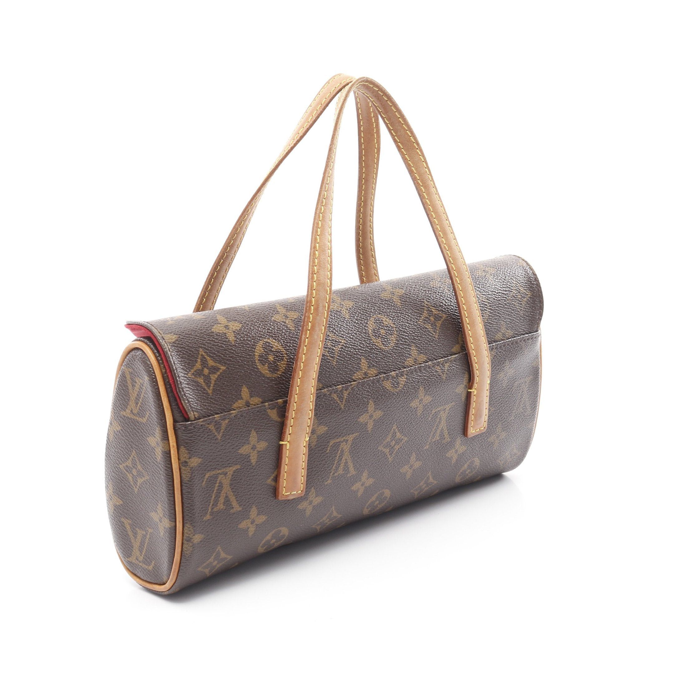 Louis Vuitton Louis Vuitton Sonatine Monogram Handbag Leather Brown Size ONE SIZE - 2 Thumbnail