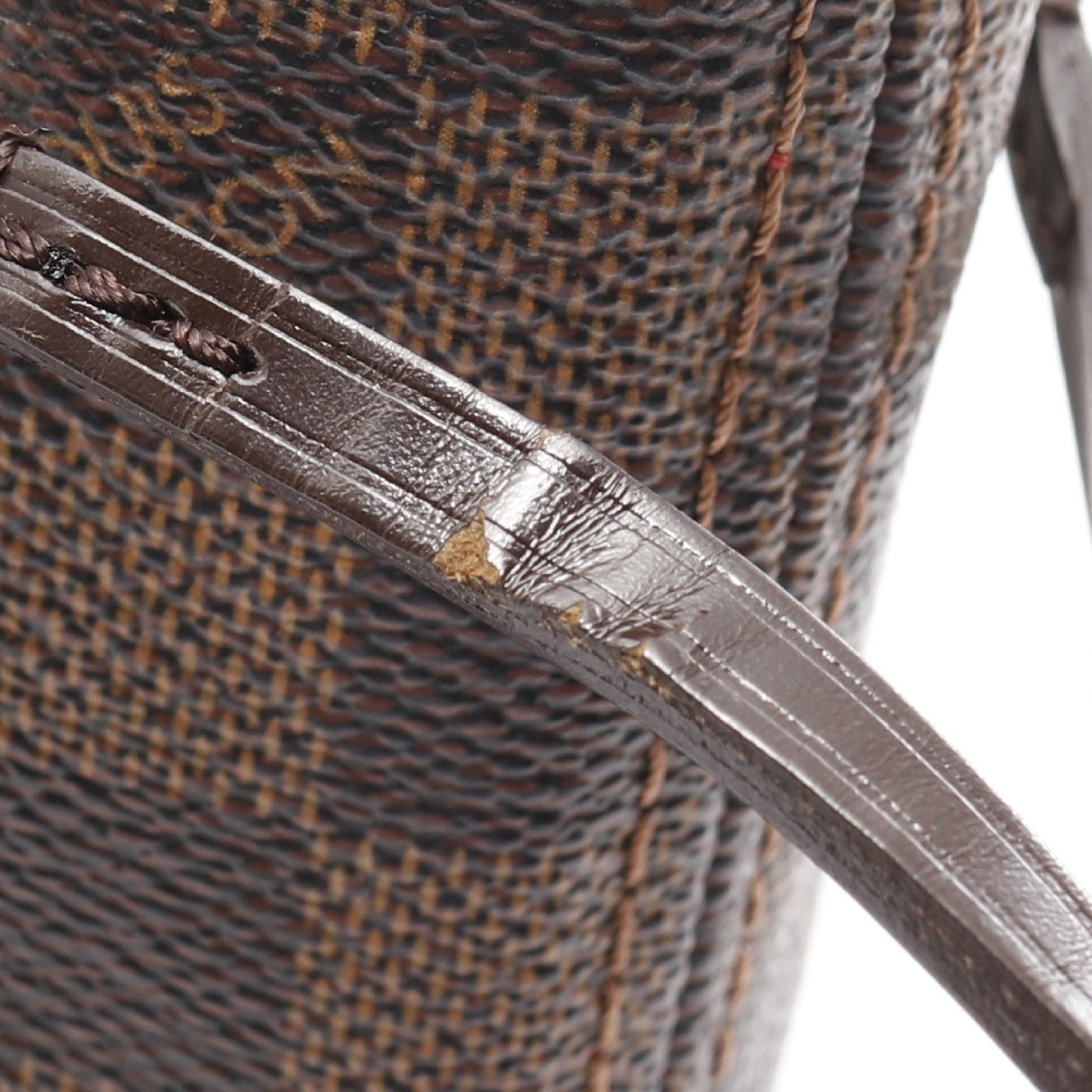 Louis Vuitton Louis Vuitton Neverfull Pm Damier Ebene Handbag Tote Bag Leather Brown Size ONE SIZE - 6 Thumbnail