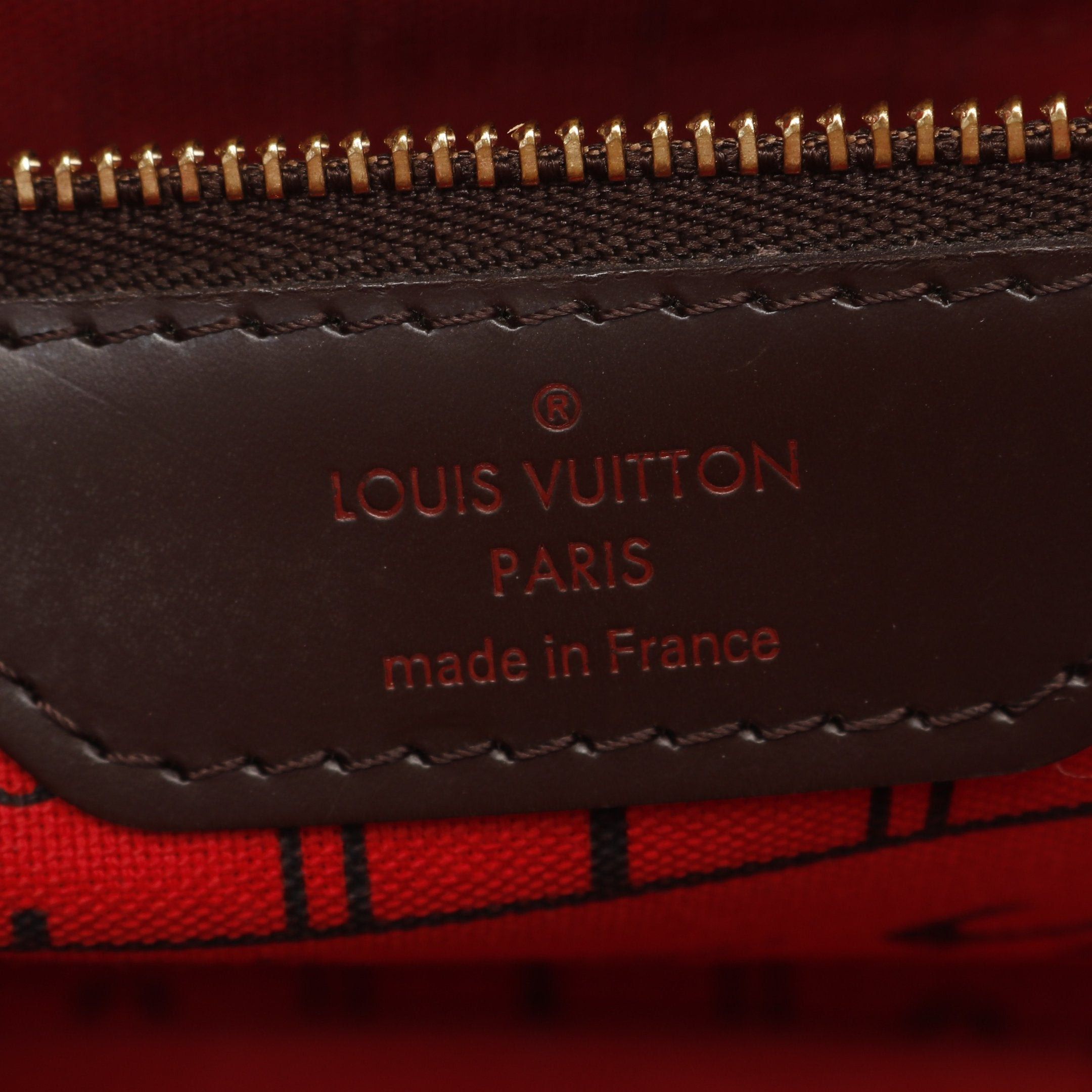 Louis Vuitton Louis Vuitton Neverfull Pm Damier Ebene Handbag Tote Bag Leather Brown Size ONE SIZE - 4 Thumbnail