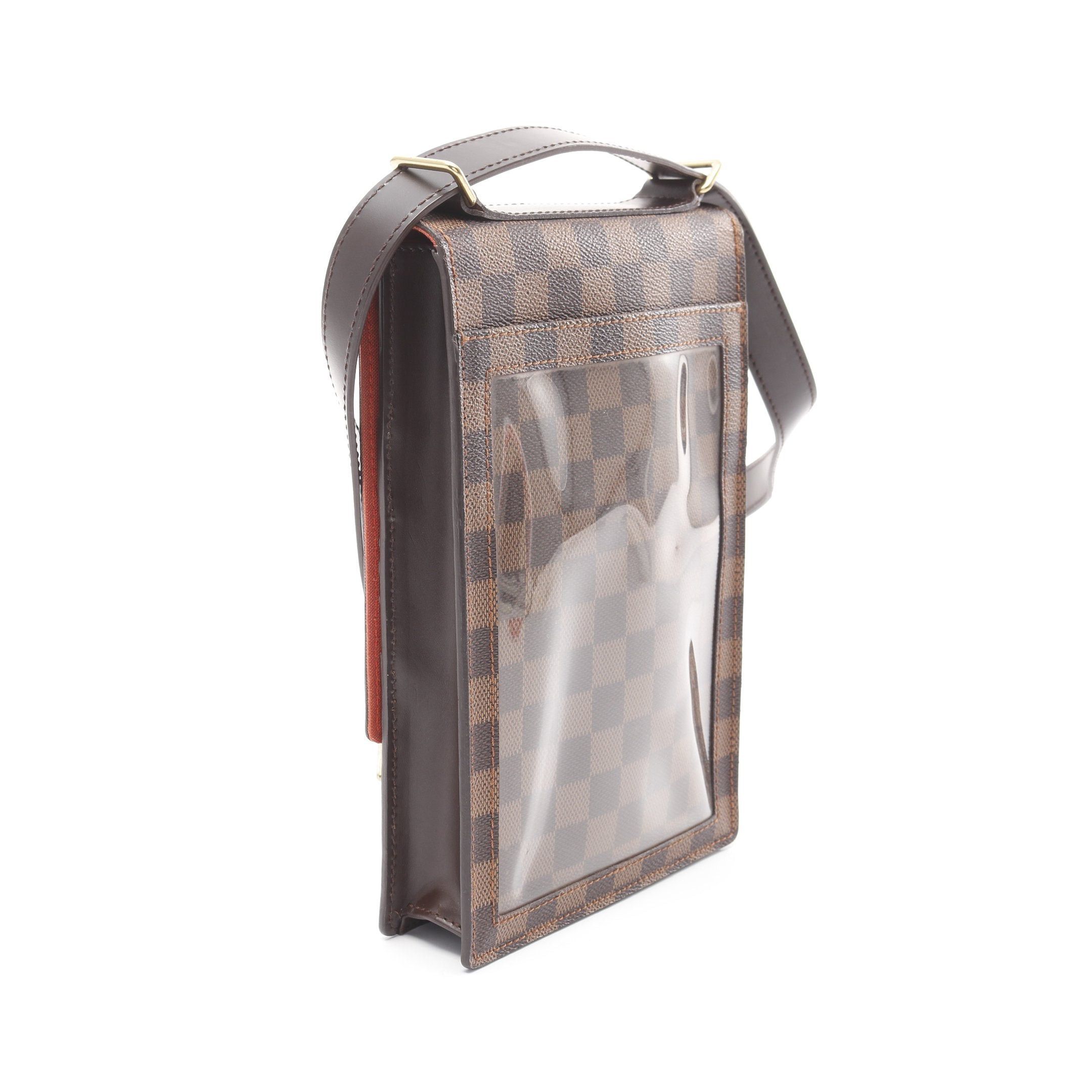 Louis Vuitton Louis Vuitton Portobello Damier Ebene Shoulder Bag Leather Brown Size ONE SIZE - 2 Thumbnail
