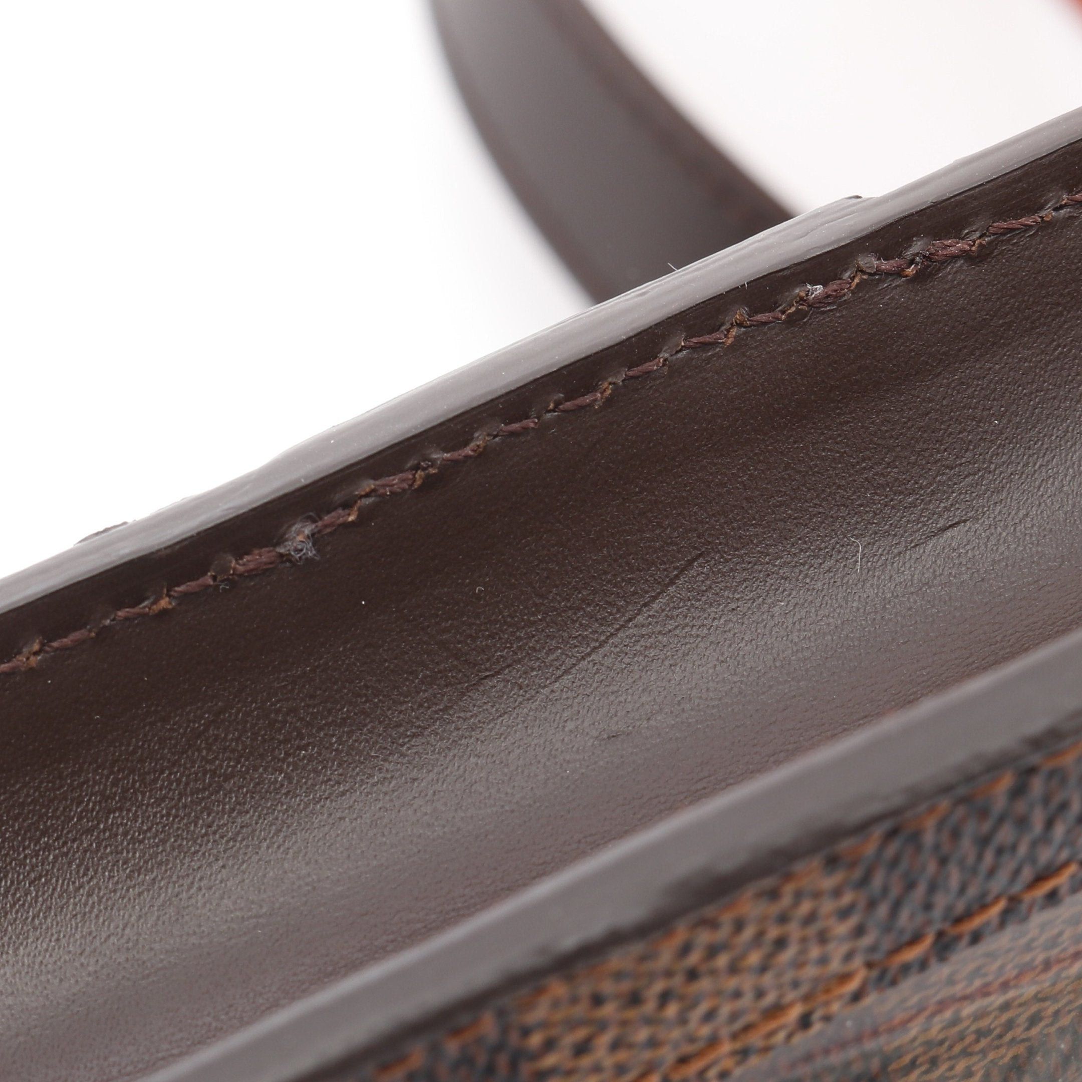 Louis Vuitton Louis Vuitton Portobello Damier Ebene Shoulder Bag Leather Brown Size ONE SIZE - 11 Thumbnail