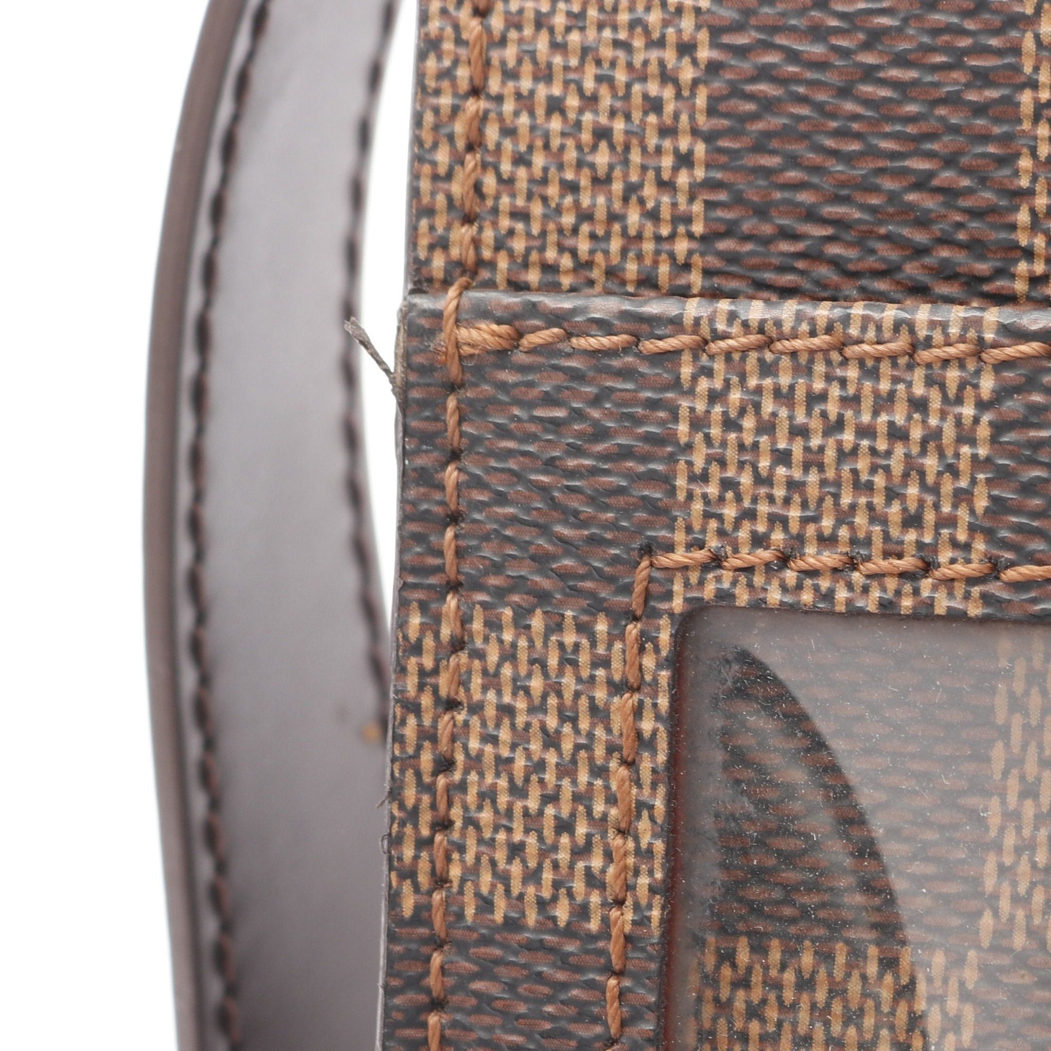 Louis Vuitton Louis Vuitton Portobello Damier Ebene Shoulder Bag Leather Brown Size ONE SIZE - 8 Thumbnail