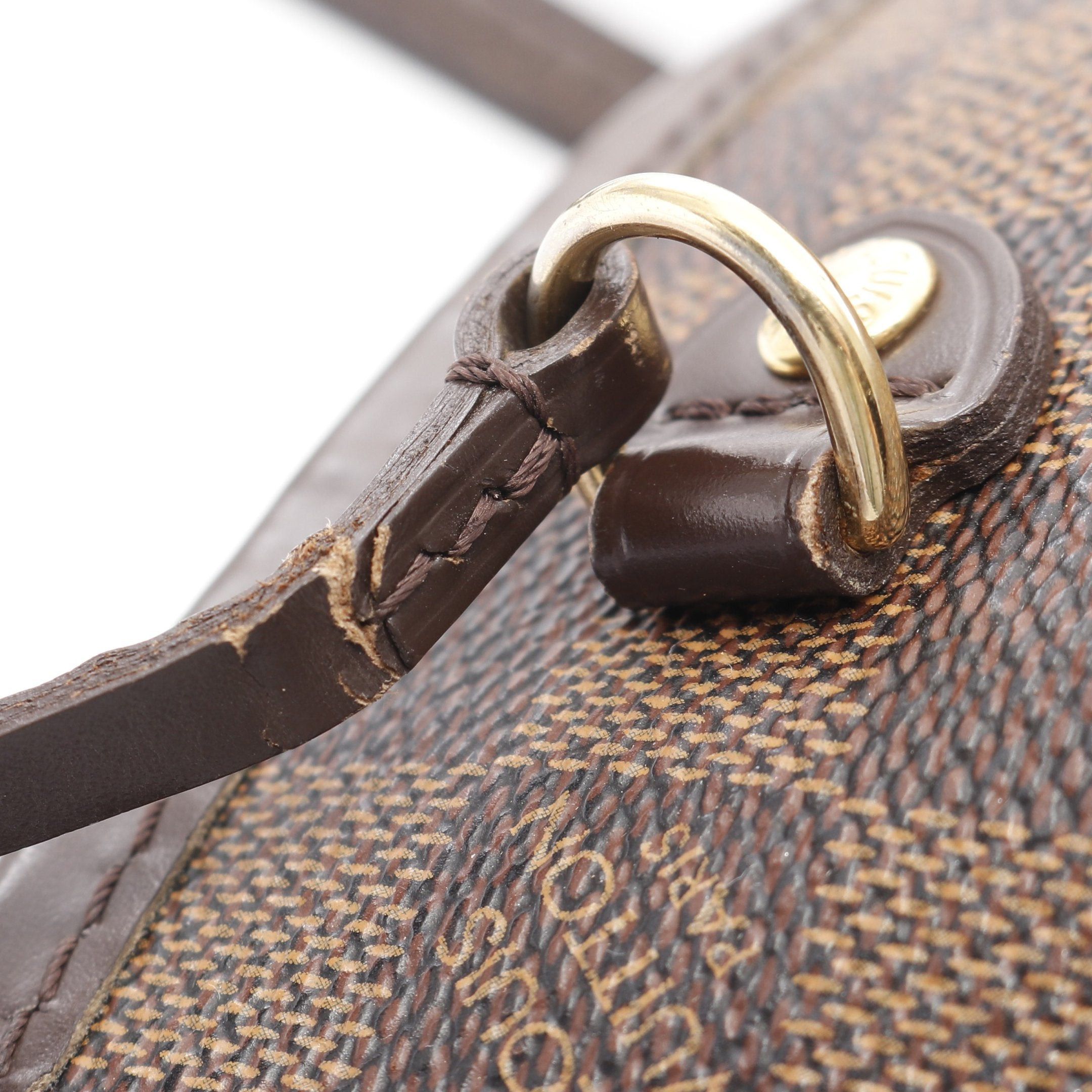 Louis Vuitton Louis Vuitton Neverfull Pm Damier Ebene Handbag Tote Bag Leather Brown Size ONE SIZE - 10 Thumbnail