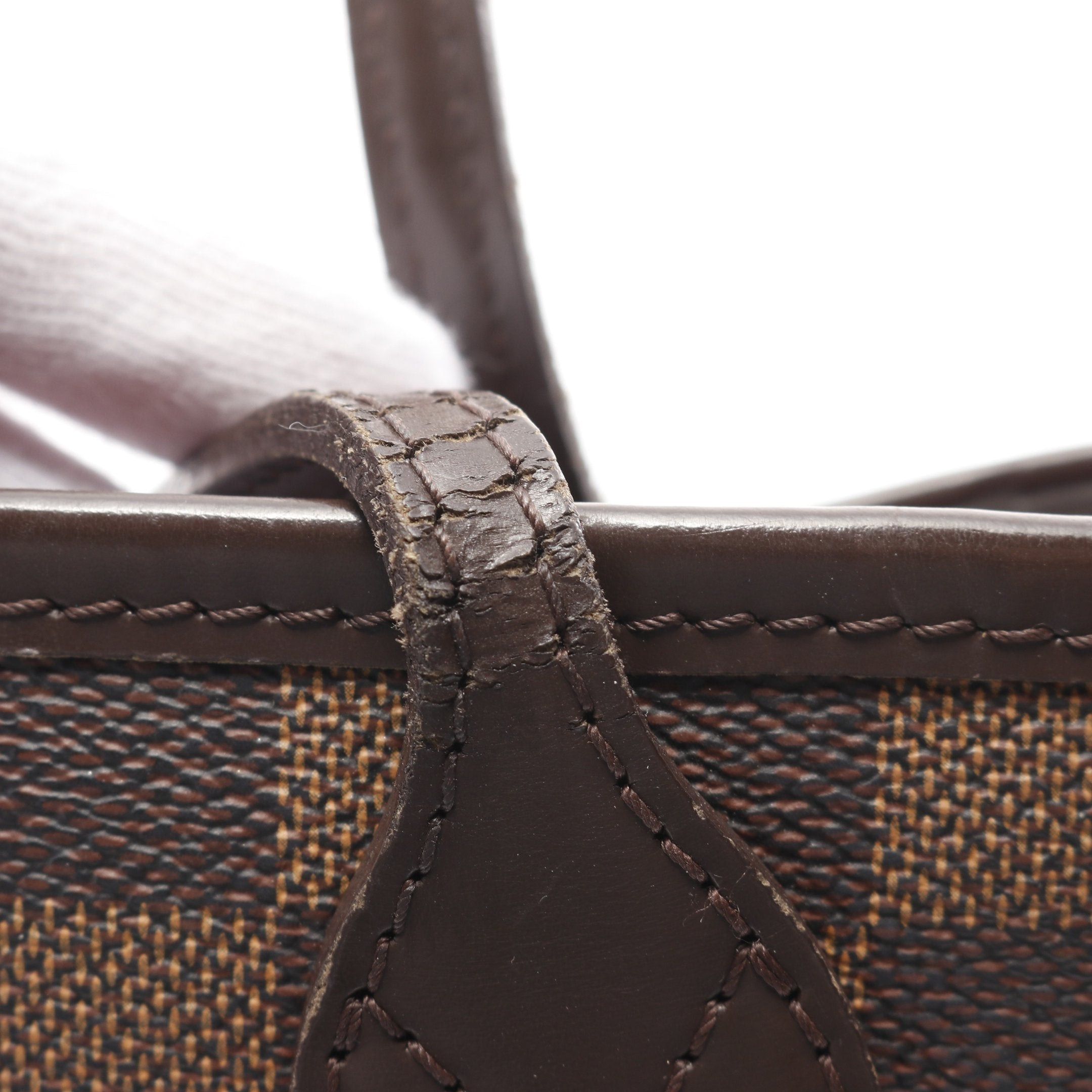 Louis Vuitton Louis Vuitton Neverfull Pm Damier Ebene Handbag Tote Bag Leather Brown Size ONE SIZE - 11 Thumbnail