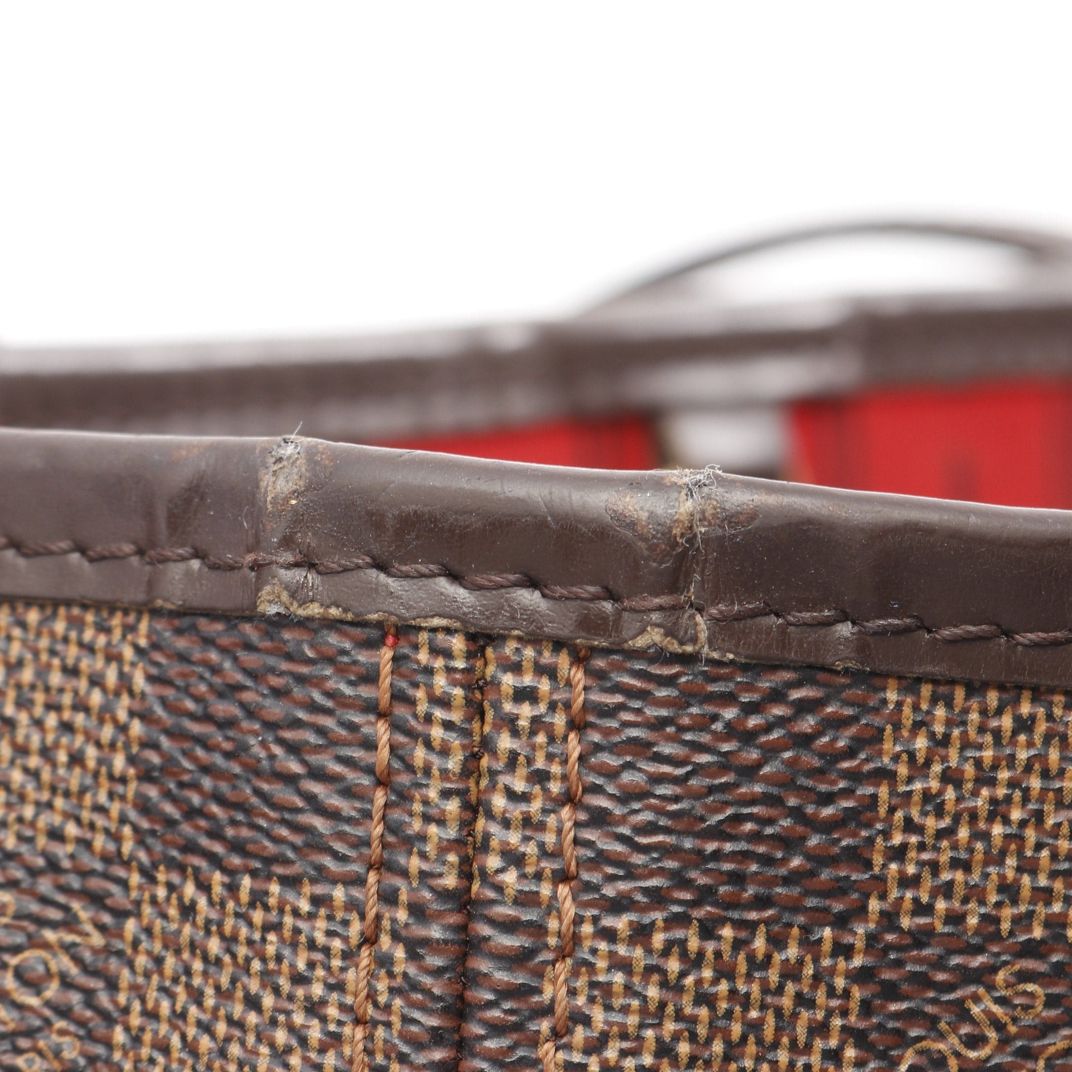 Louis Vuitton Louis Vuitton Neverfull Pm Damier Ebene Handbag Tote Bag Leather Brown Size ONE SIZE - 14 Thumbnail