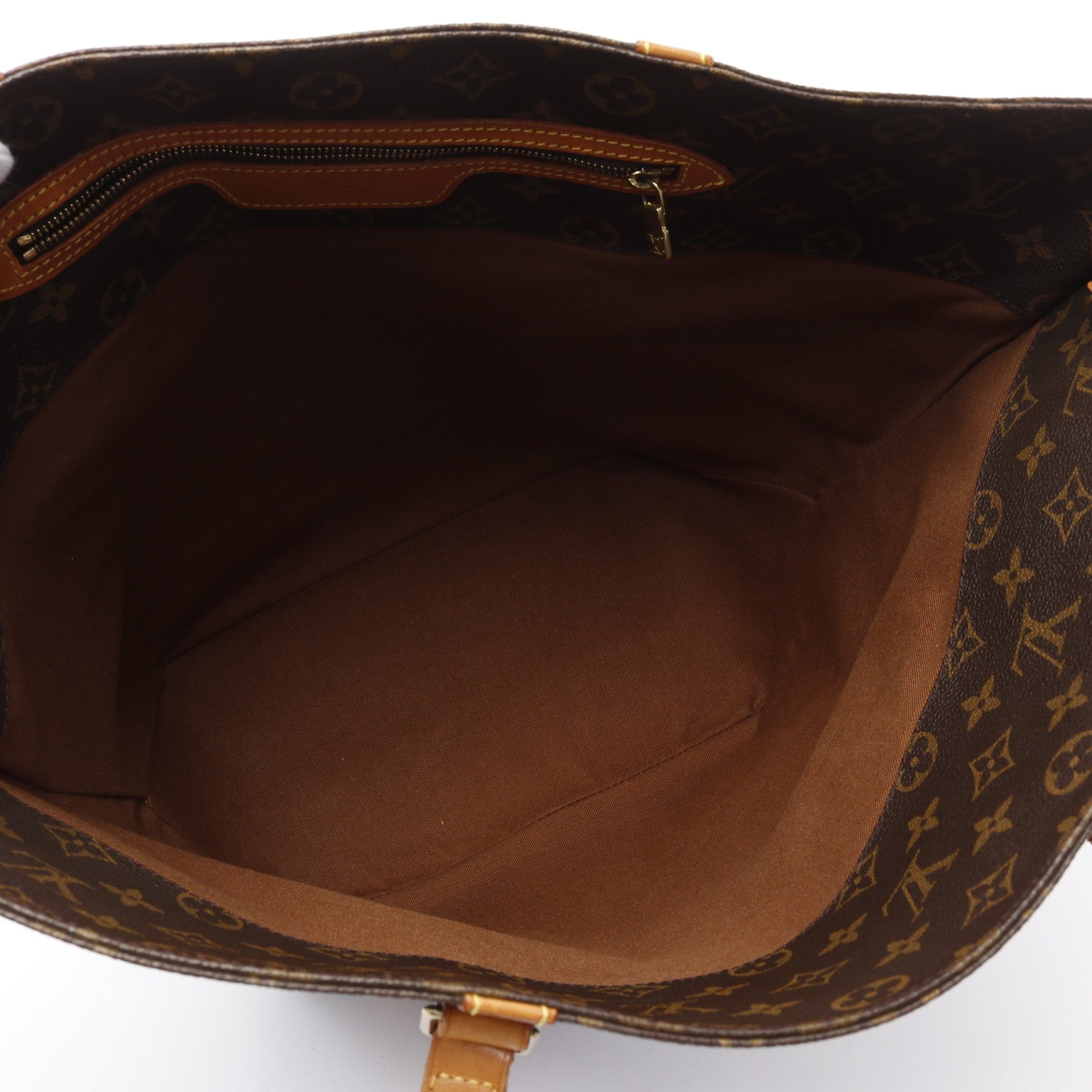 Louis Vuitton Louis Vuitton Sac Shopping Monogram Shoulder Bag Tote Leather Brown Size ONE SIZE - 3 Thumbnail