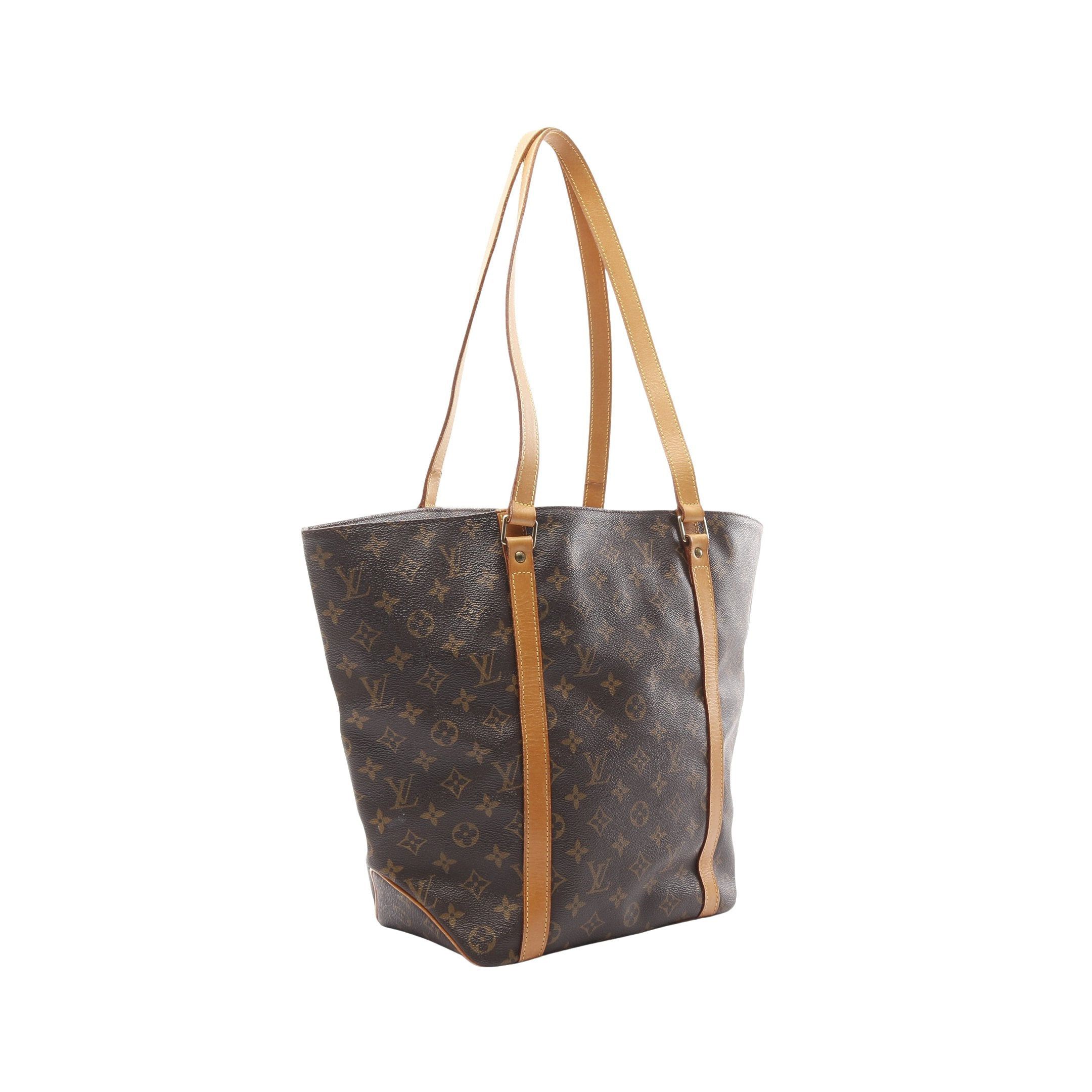Louis Vuitton Louis Vuitton Sac Shopping Monogram Shoulder Bag Tote Leather Brown Size ONE SIZE - 2 Thumbnail