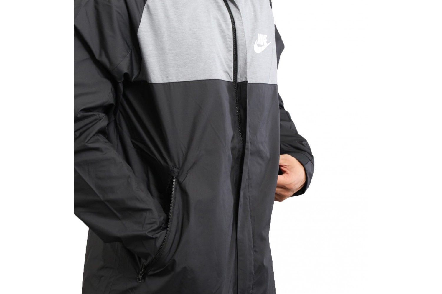 Nike MEN S NIKE AV15 WIND RUNNER BREAK WOVEN JACKET ZIP BLACK GREY LARGE 861750 010 Grailed