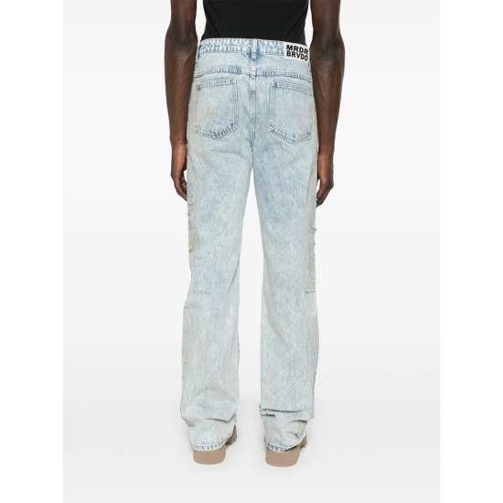 Who Decides War WHO DECIDES WAR Men Denim Pants MECHANIC SIGNA DENIM BLUE Size US 38 / EU 54 - 3 Thumbnail