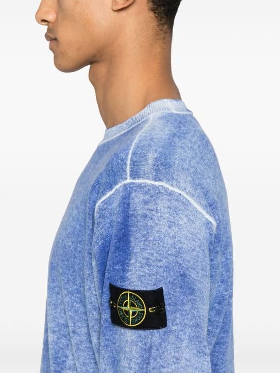 Stone Island STONE ISLAND Men Sweater 5100030S00Z2 V0028 Blue Size US L / EU 52-54 / 3 - 5 Thumbnail