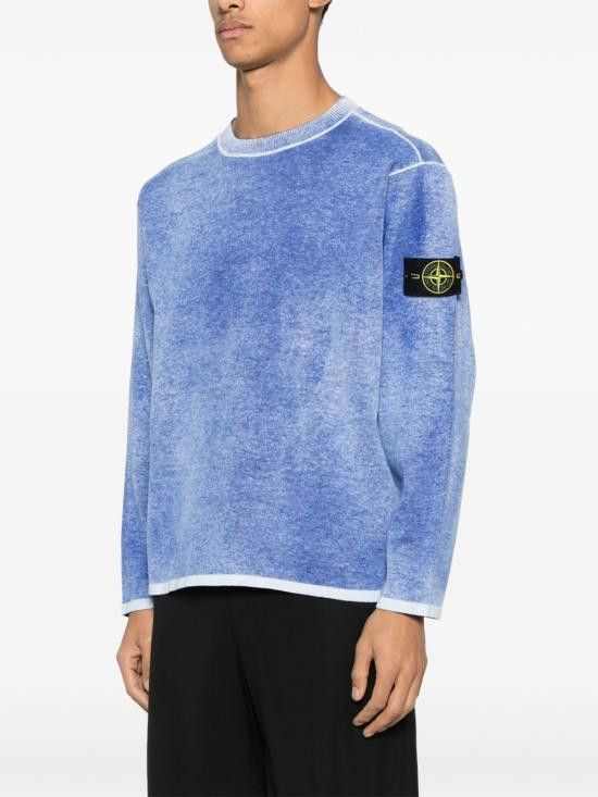 Stone Island STONE ISLAND Men Sweater 5100030S00Z2 V0028 Blue Size US XXL / EU 58 / 5 - 3 Thumbnail
