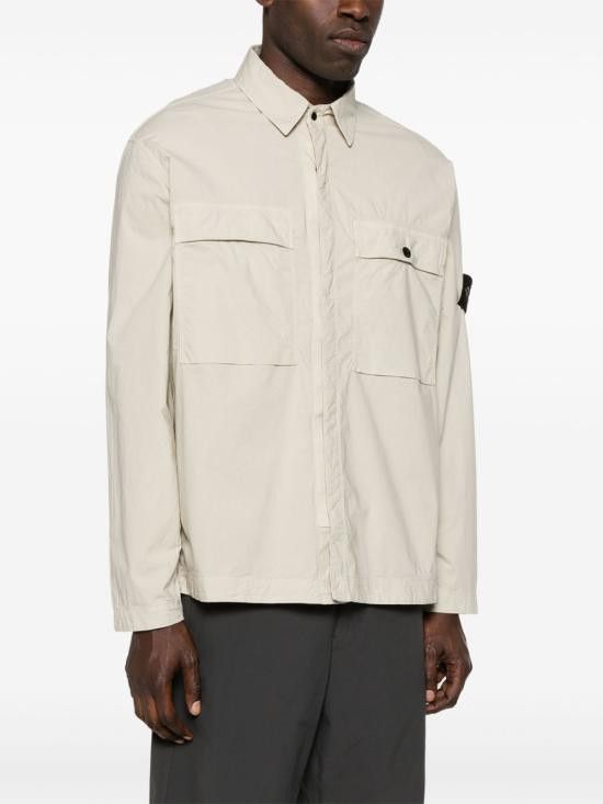 Stone Island STONE ISLAND Men Long Tops 1200015S0003 V0095 Beige Size US XXL / EU 58 / 5 - 3 Thumbnail
