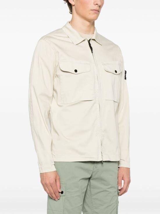 Stone Island STONE ISLAND Men Long Tops 1200128S0012 V0095 Beige Size US L / EU 52-54 / 3 - 2 Thumbnail