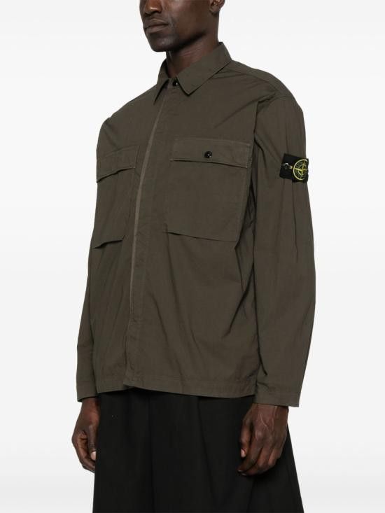 Stone Island STONE ISLAND Men Long Tops 1200015S0003 V0054 Green Size US XXL / EU 58 / 5 - 3 Thumbnail