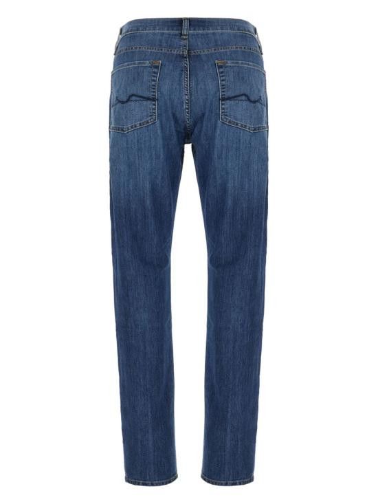 7 For All Mankind 7 FOR ALL MANKIND Men Denim Pants JSMS83L0FO 7F00 Black Size US 31 - 2 Thumbnail