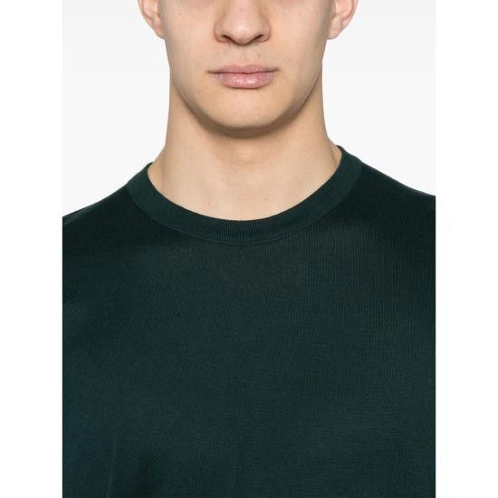 John Smedley JOHN SMEDLEY Men T-Shirts KEMPTON REINF GREEN Size US S / EU 44-46 / 1 - 2 Thumbnail