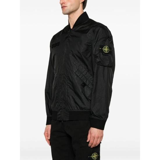 Stone Island STONE ISLAND Men Bomber Jackets 154100004 S0A21 V0029 BLACK Size US M / EU 48-50 / 2 - 5 Thumbnail