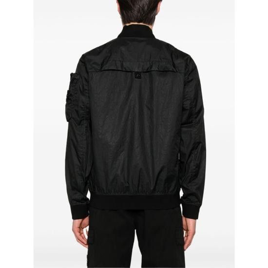 Stone Island STONE ISLAND Men Bomber Jackets 154100004 S0A21 V0029 BLACK Size US M / EU 48-50 / 2 - 4 Thumbnail