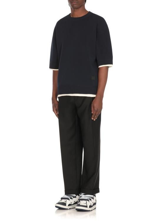Lanvin LANVIN Men Sweater RMTS0034 K062E2529 Blue Size US L / EU 52-54 / 3 - 3 Thumbnail