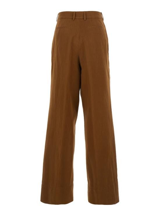 PT Torino PT TORINO Women Straight Pants CDVLFKZ00STDBP710165 Brown Size 28" / US 6 / IT 42 - 2 Thumbnail