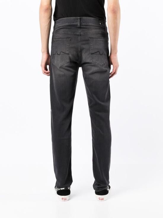 7 For All Mankind 7 FOR ALL MANKIND Men Denim Pants JSMXA240BB 7F00 Black Size US 33 - 3 Thumbnail